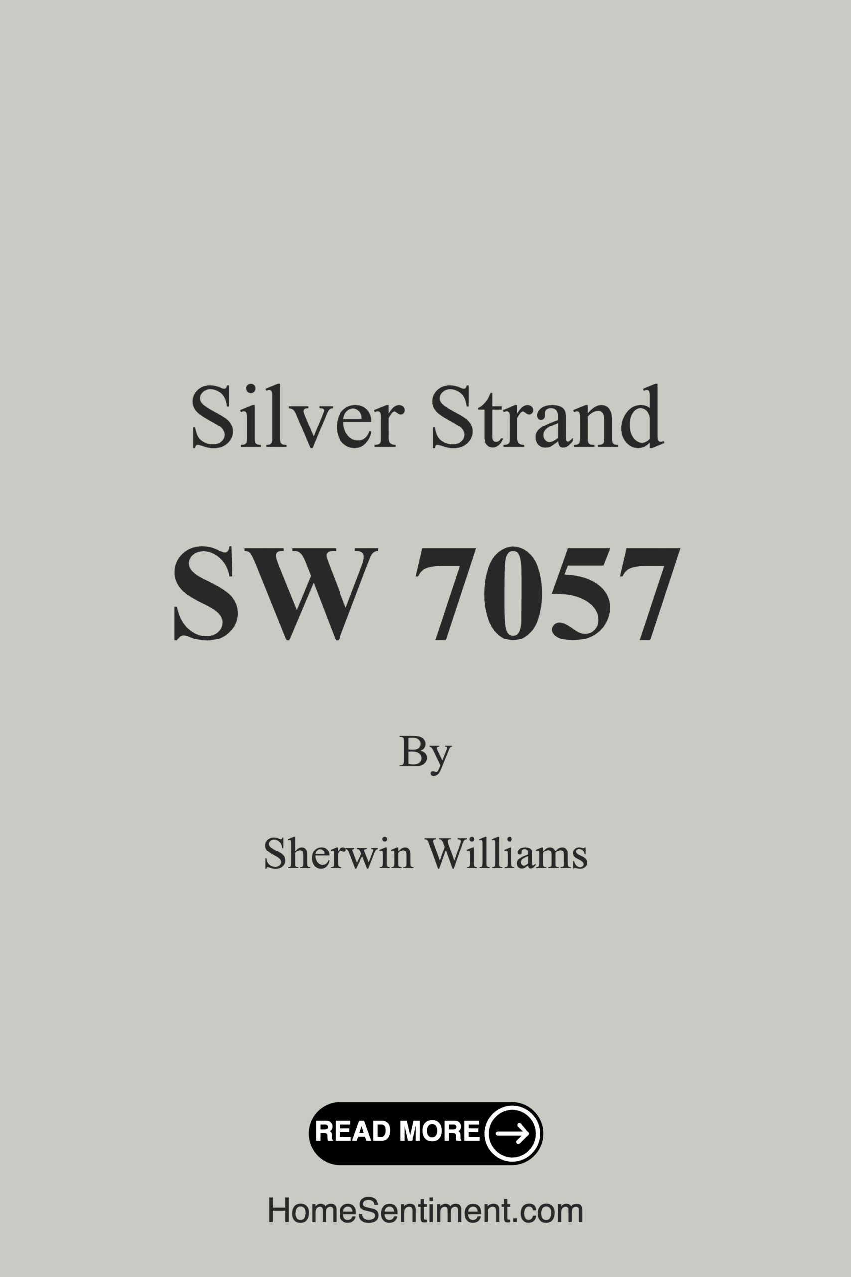 Silver Strand SW 7057 by Sherwin Williams