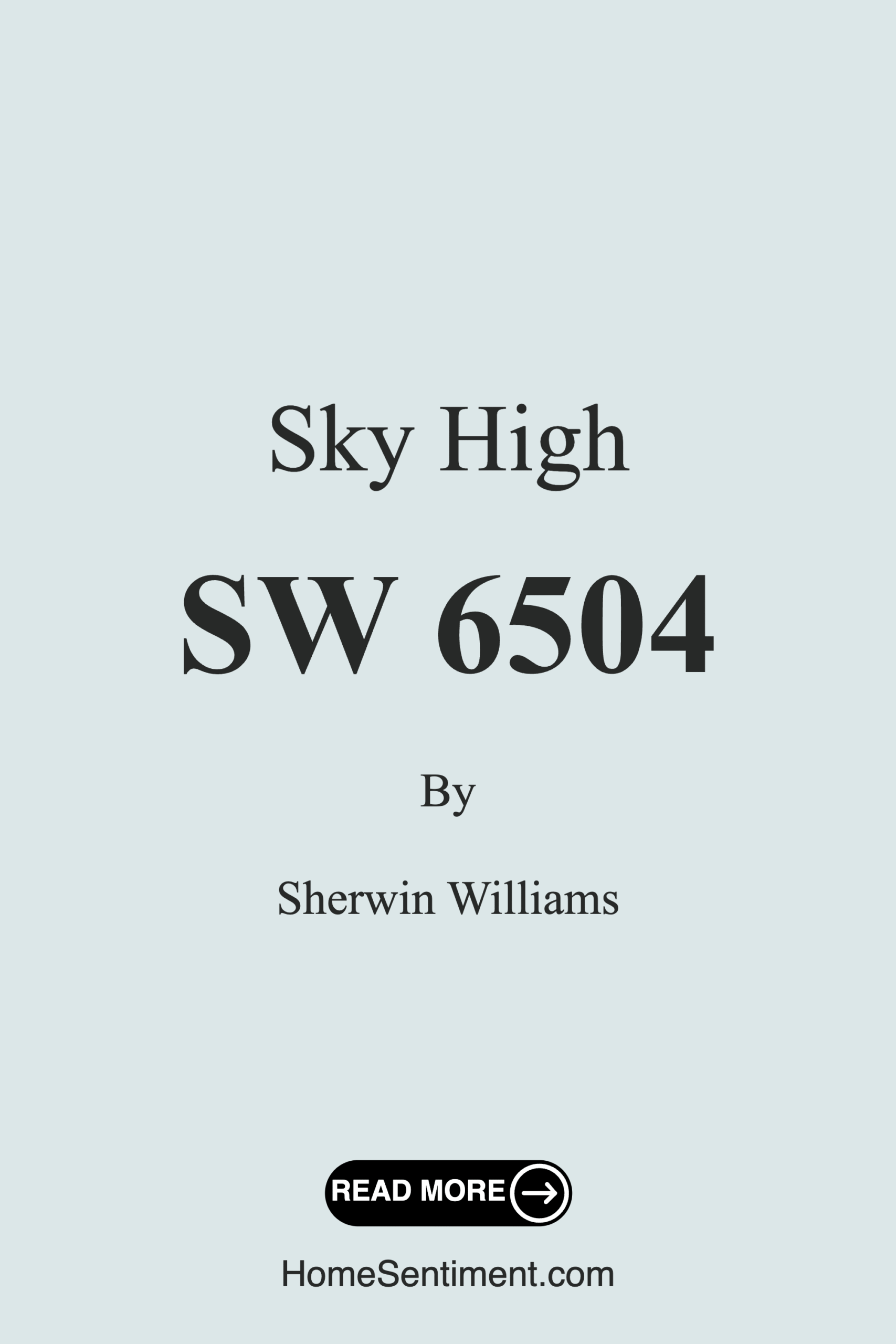 Sky High SW 6504 by Sherwin Williams