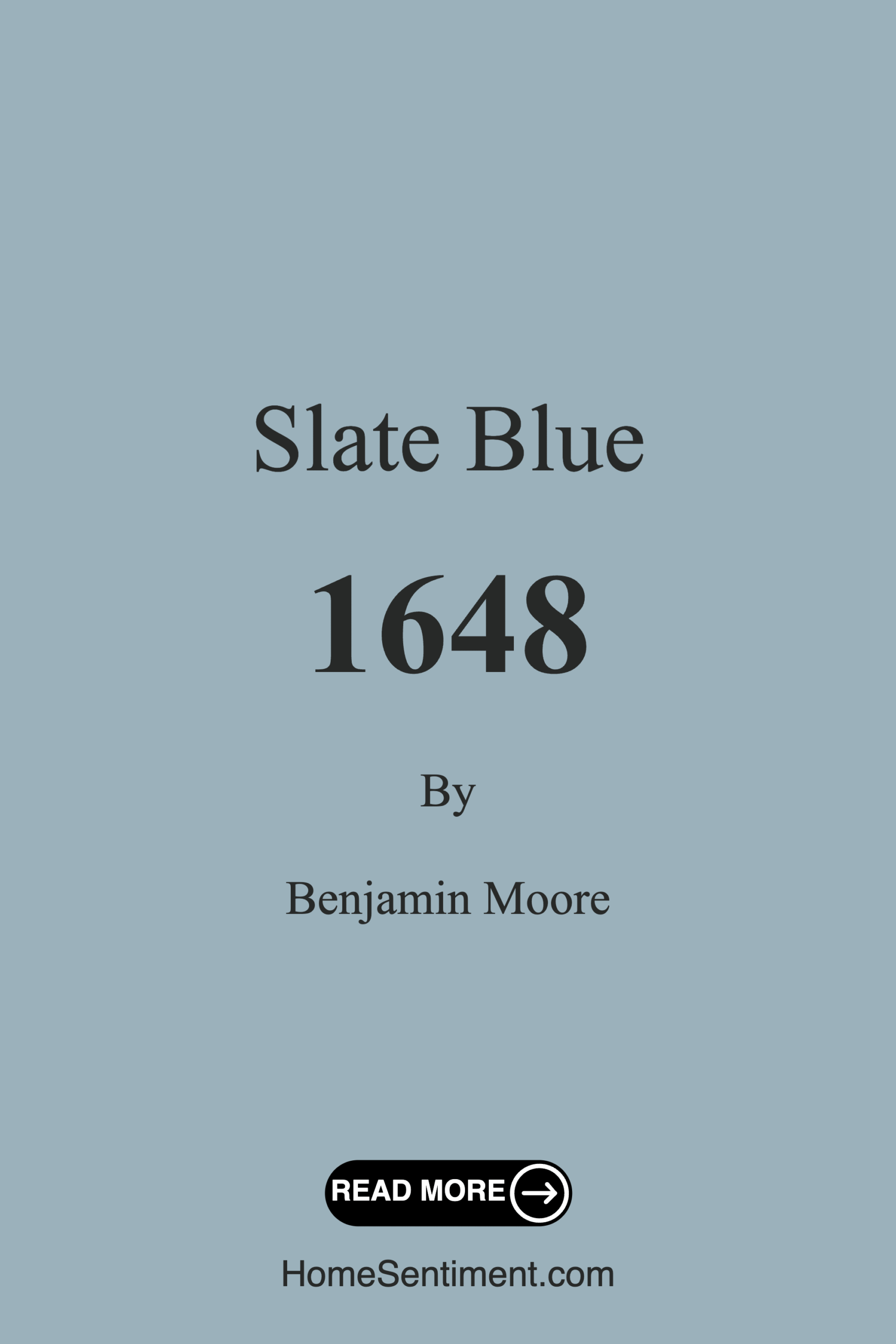 Slate Blue 1648 by Benjamin Moore
