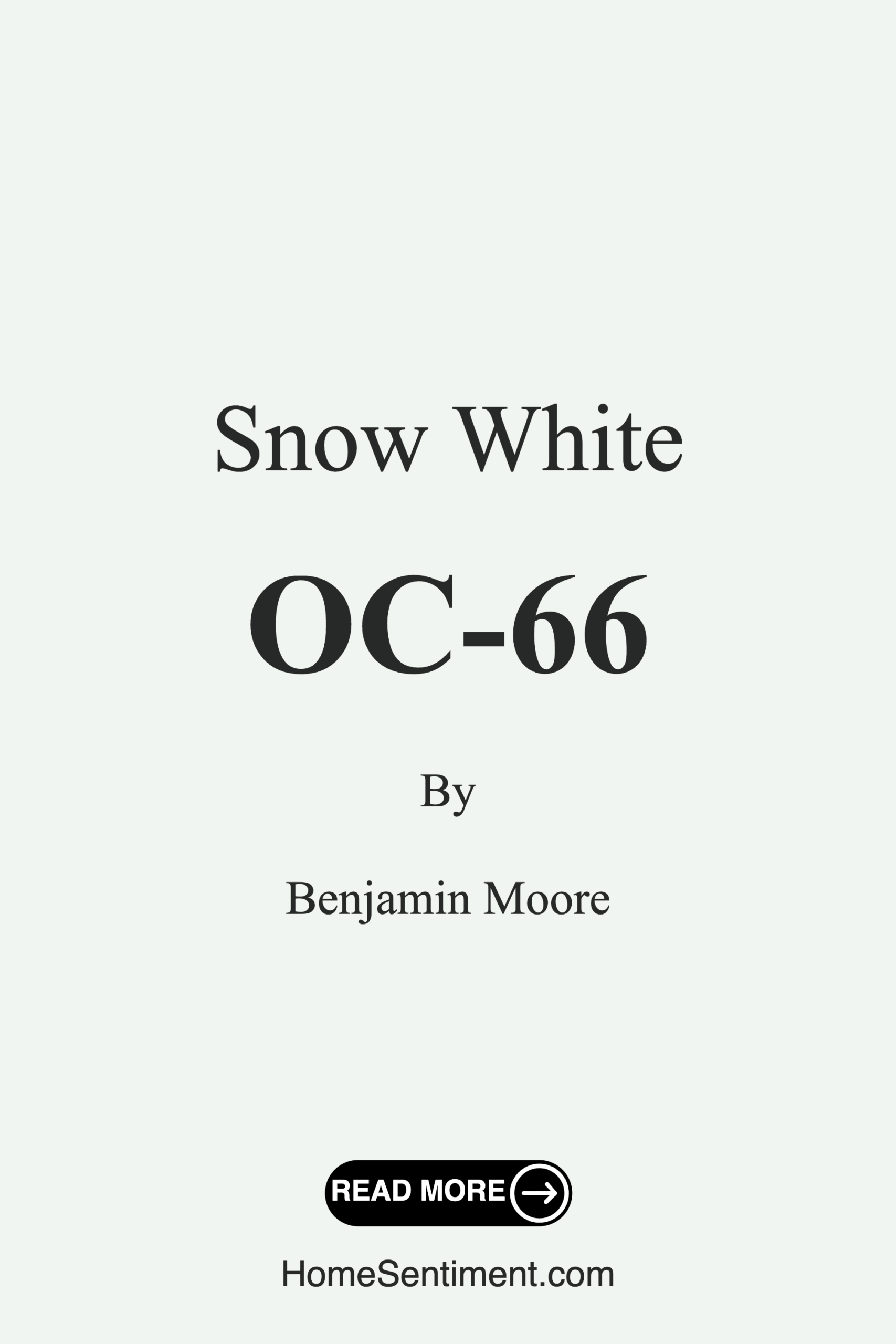 Snow White OC-66 by Benjamin Moore