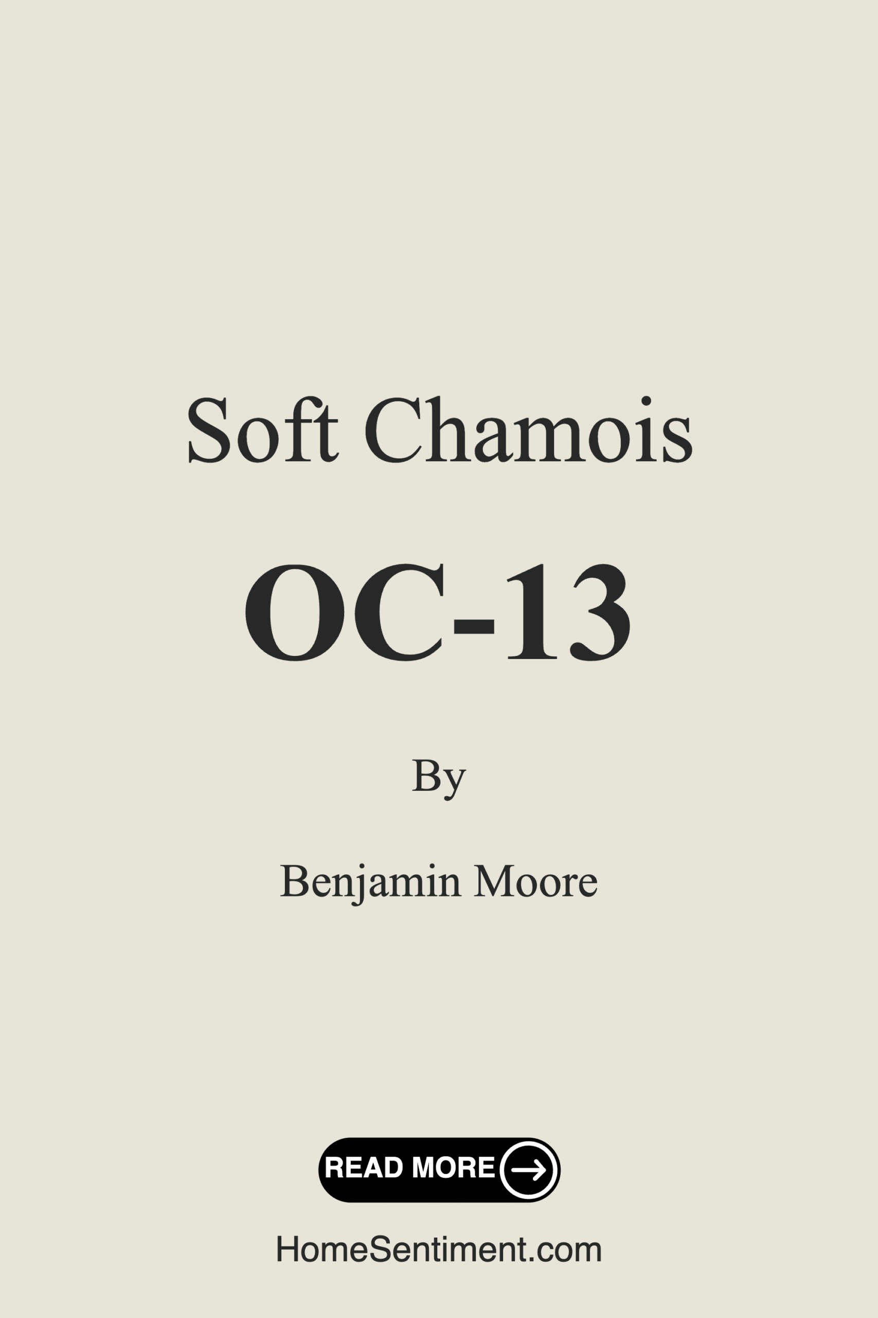 Soft Chamois OC-13 by Benjamin Moore