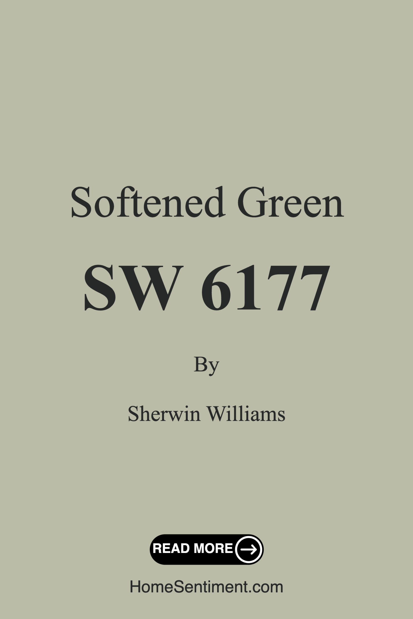Softened Green SW 6177 by Sherwin Williams