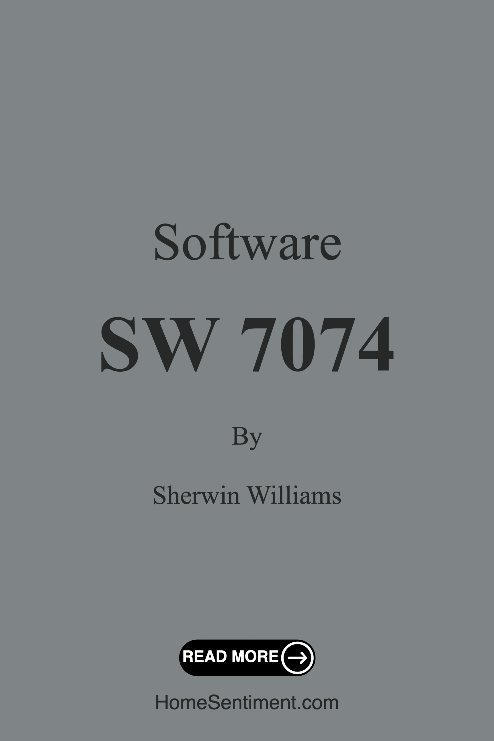 Software SW 7074 by Sherwin Williams