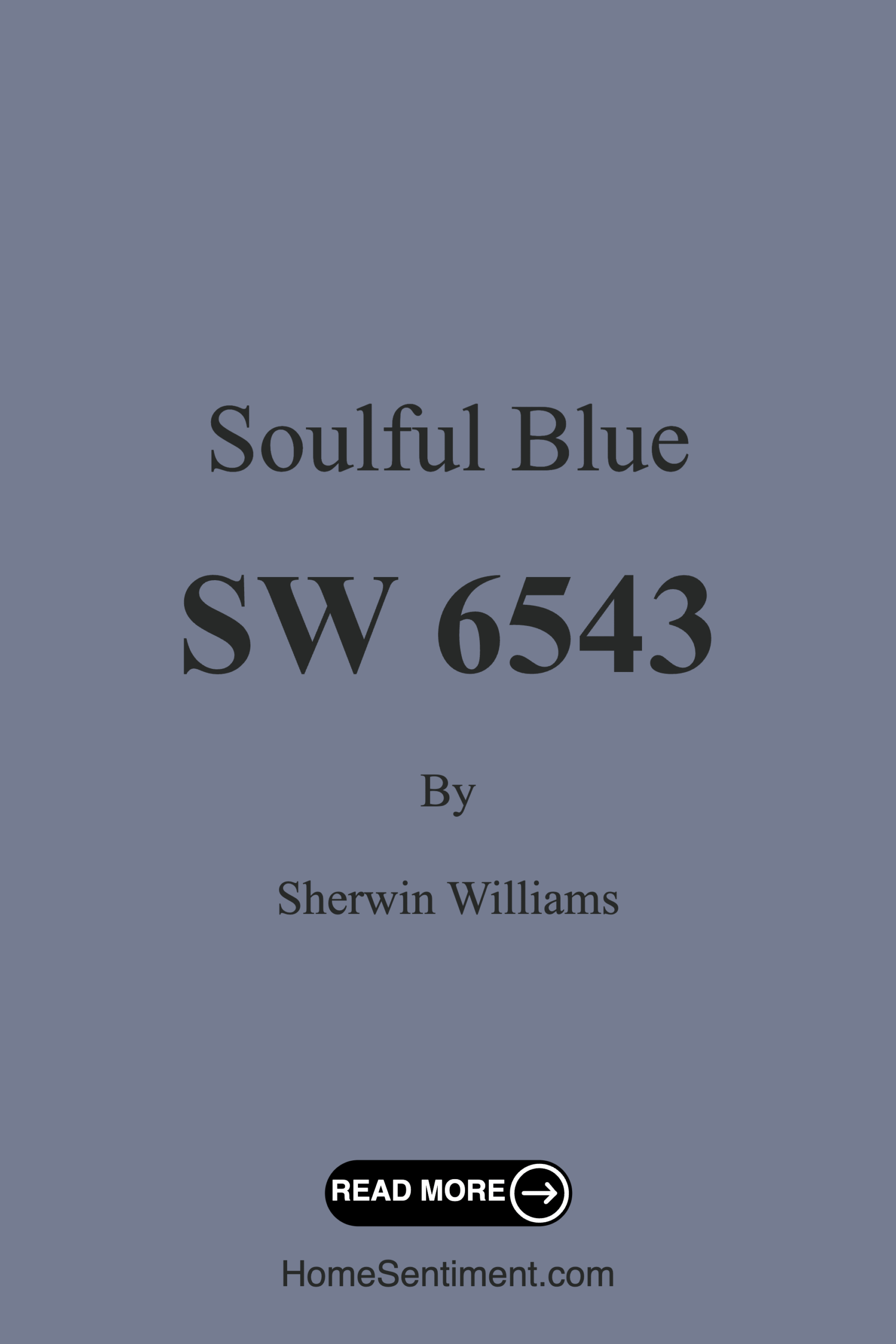 Soulful Blue SW 6543 by Sherwin Williams