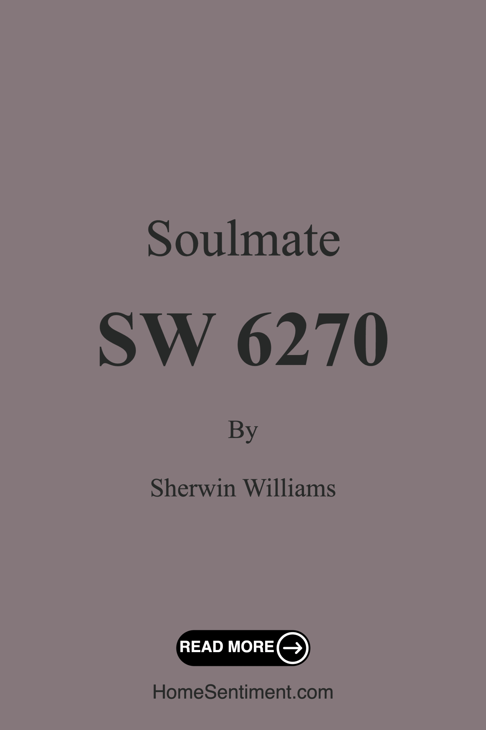 Soulmate SW 6270 by Sherwin Williams