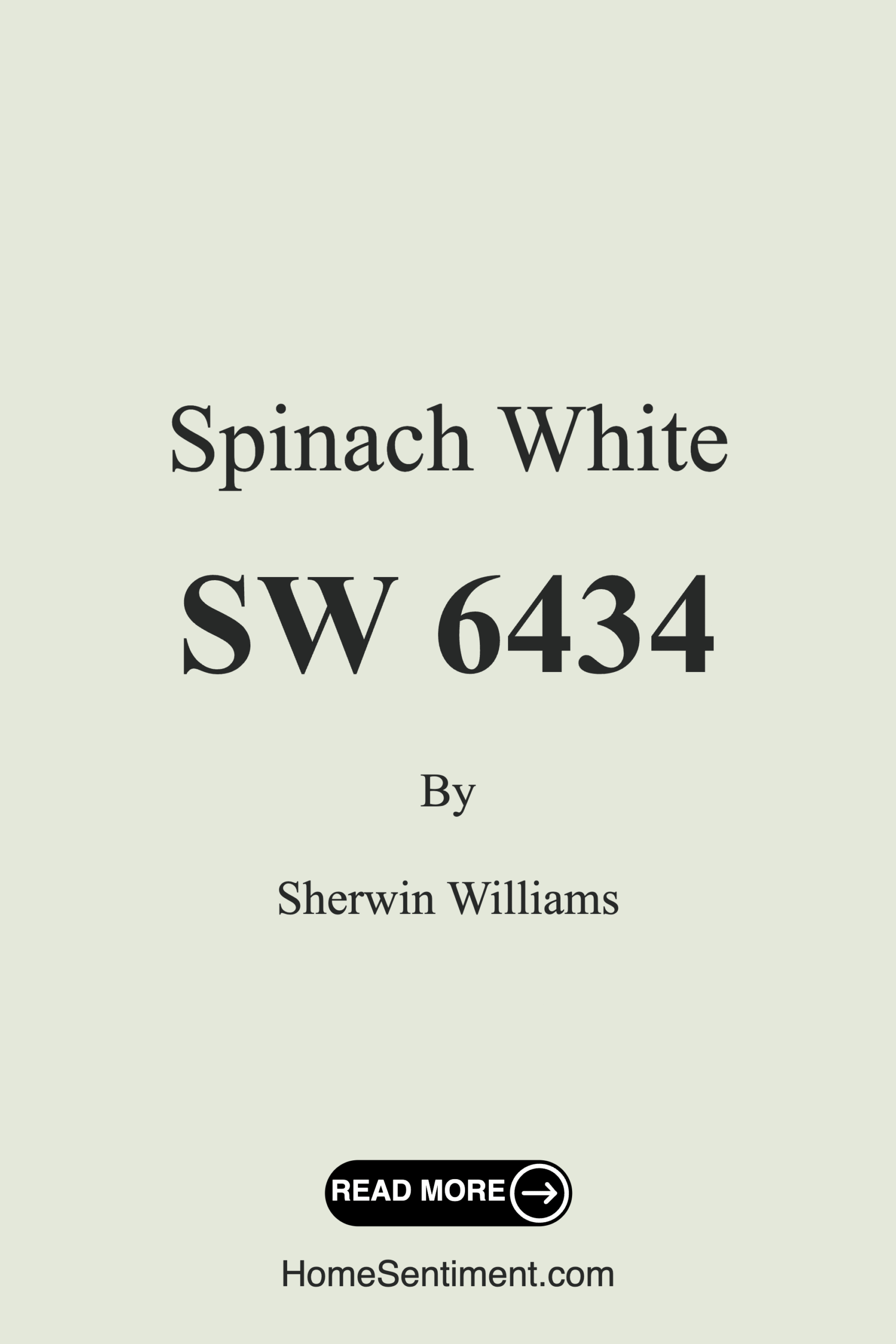 Spinach White SW 6434 by Sherwin Williams