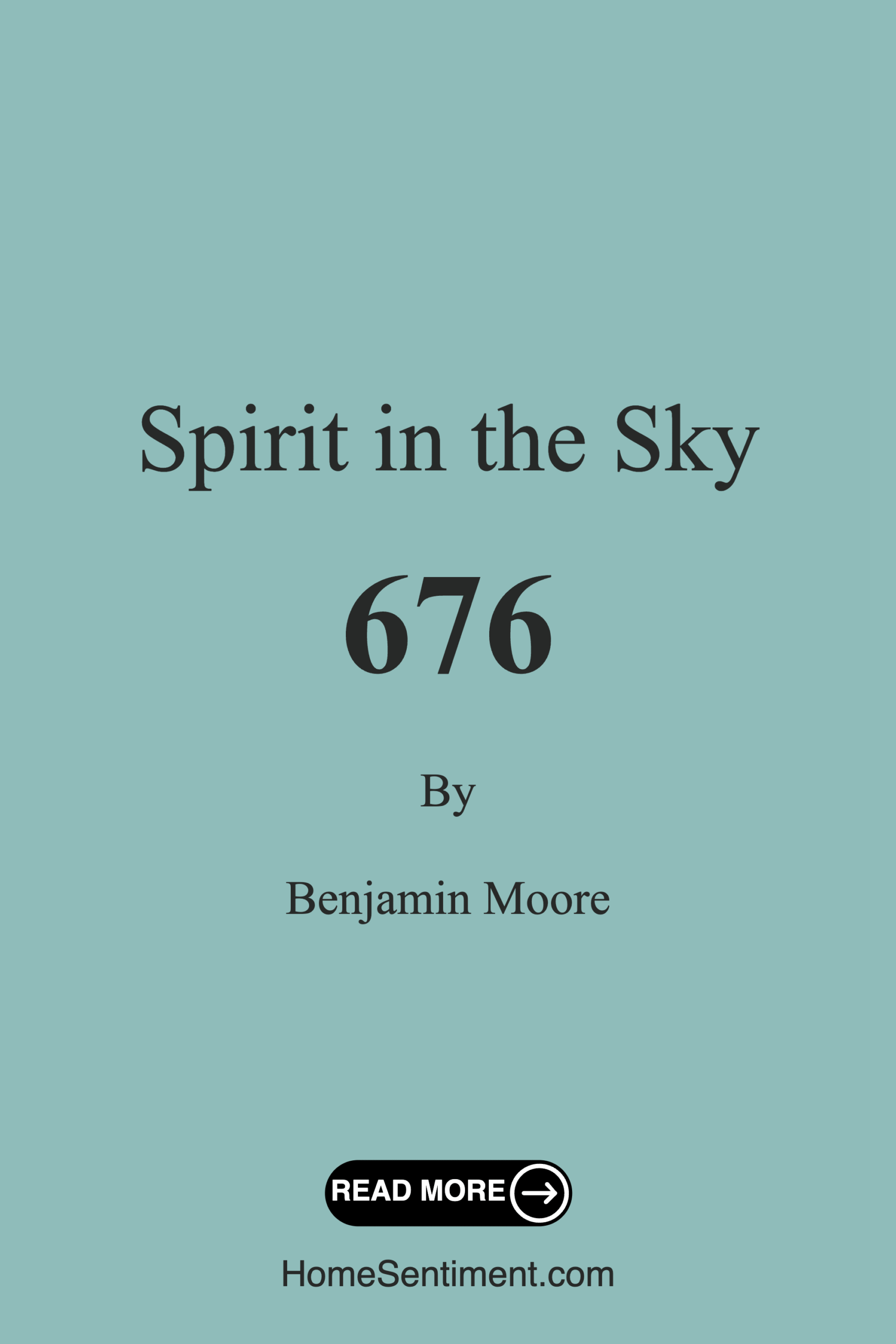 Spirit in the Sky 676 by Benjamin Moore