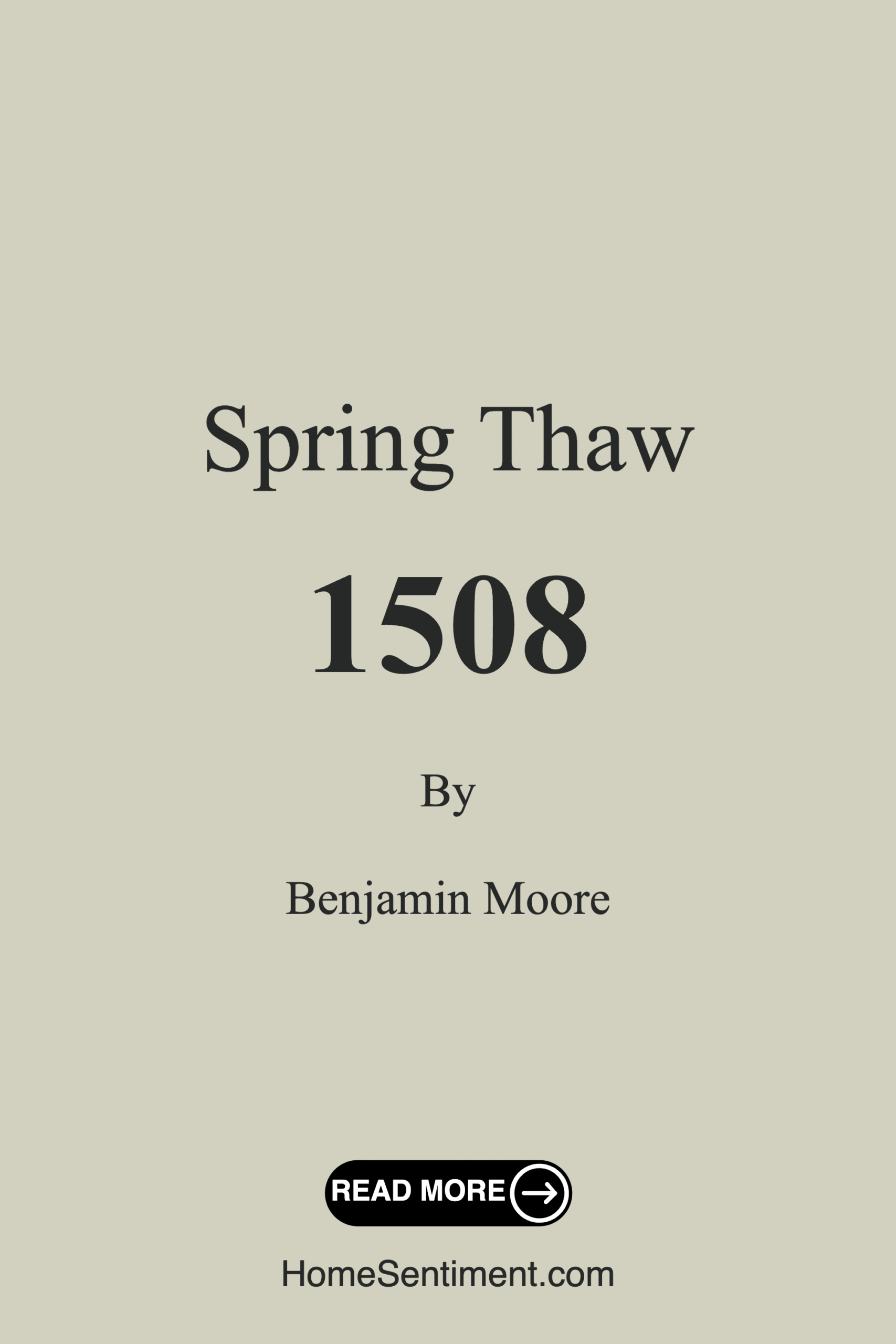 Spring Thaw 1508 by Benjamin Moore