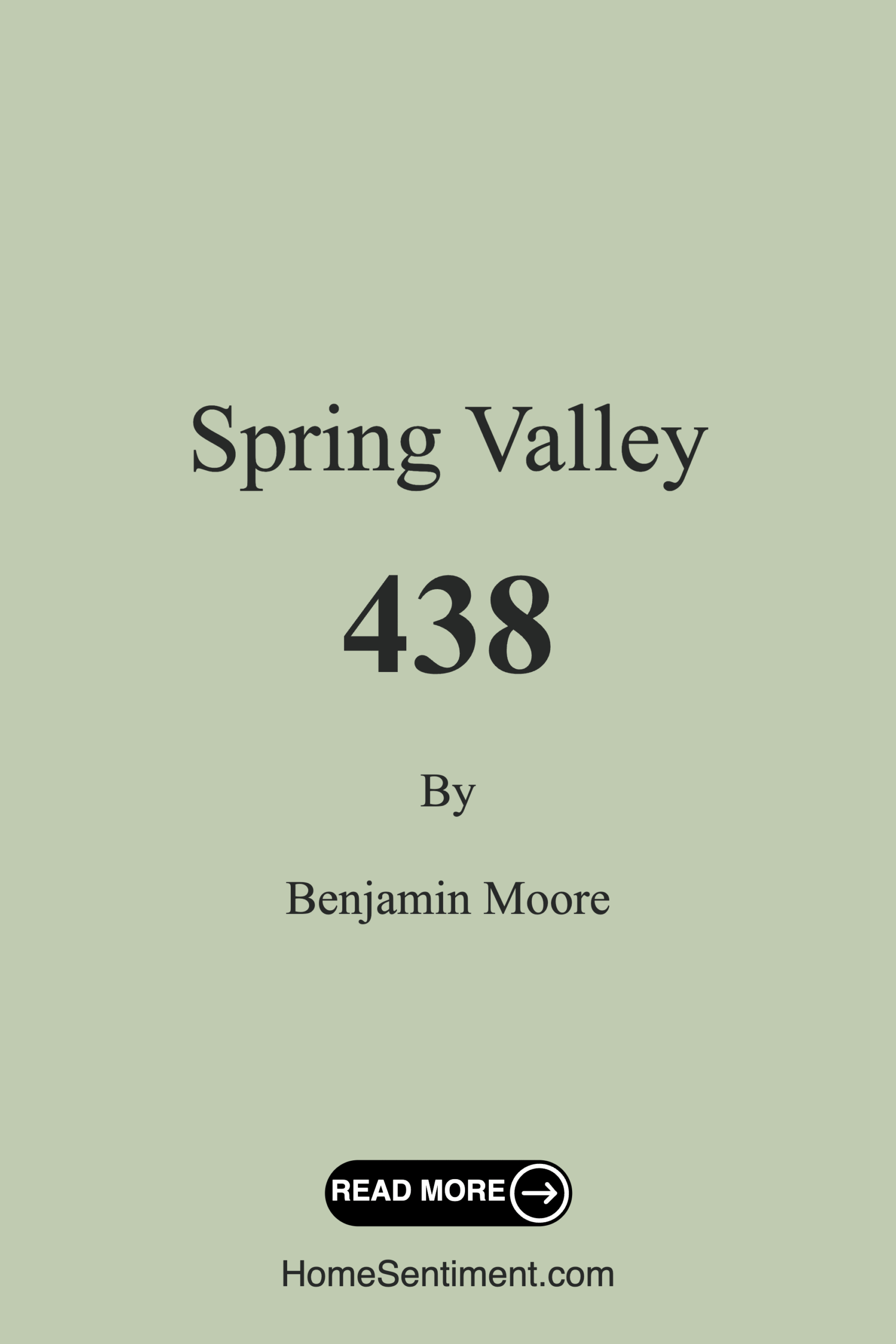 Spring Valley 438 by Benjamin Moore