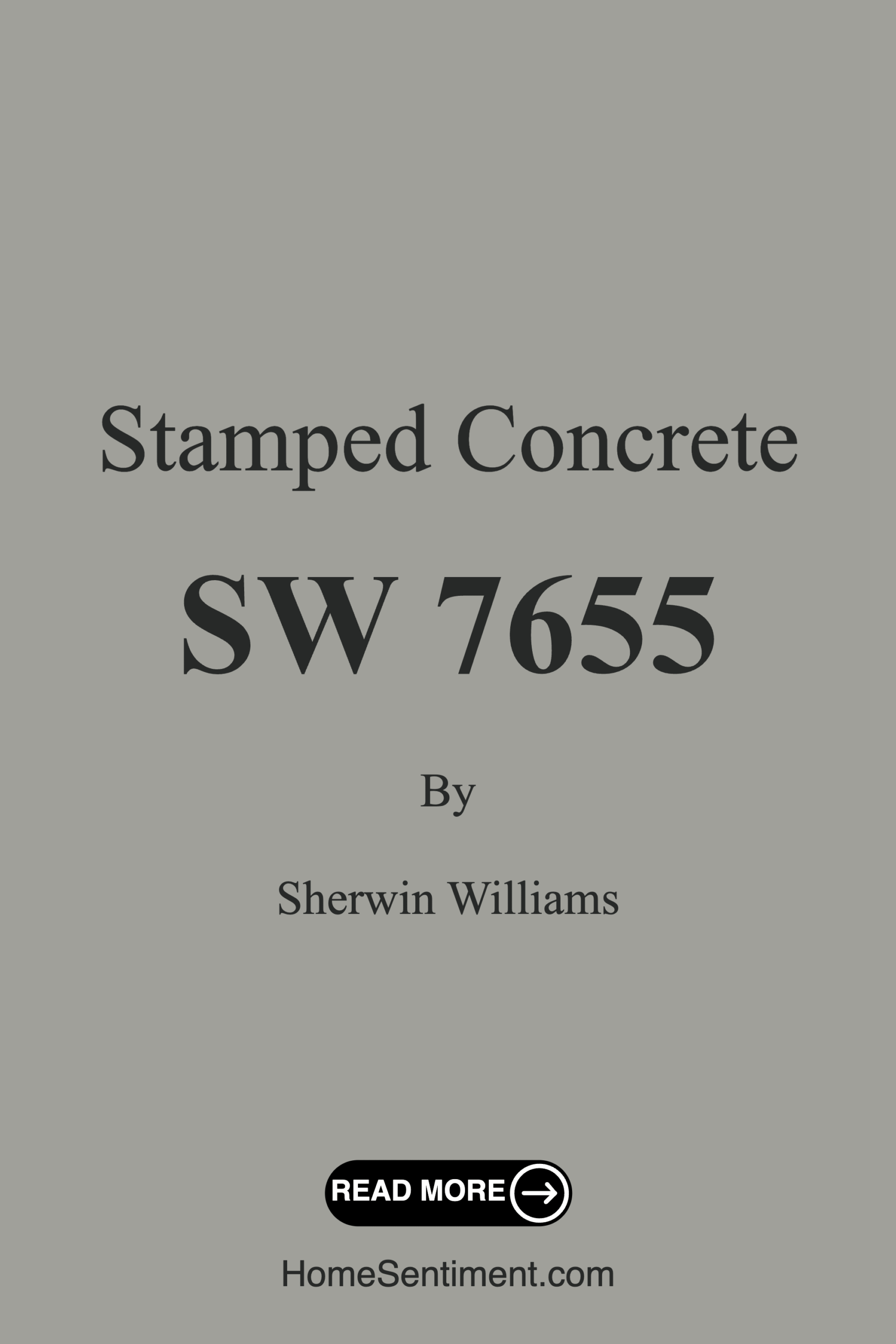 Stamped Concrete SW 7655 by Sherwin Williams