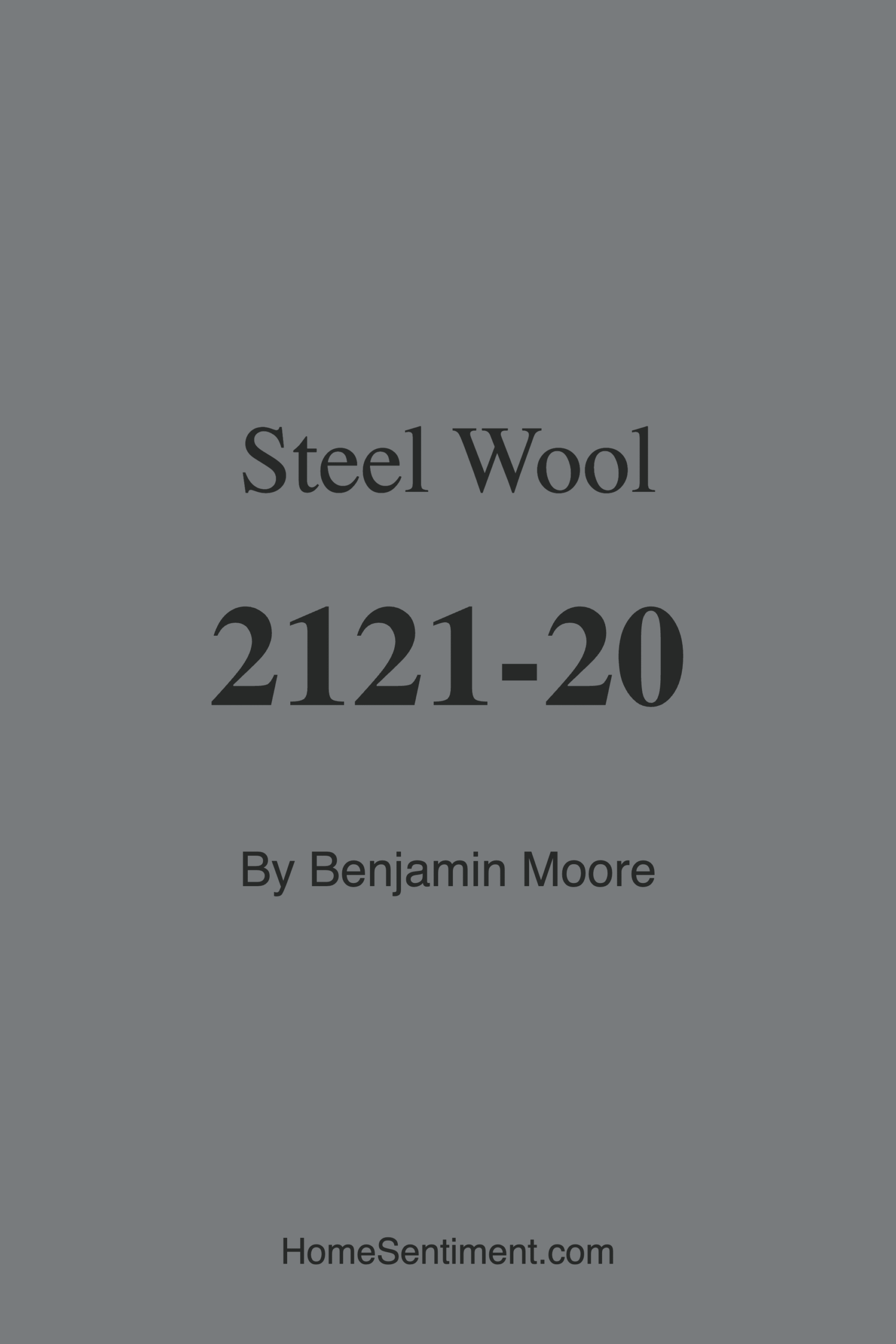 Steel Wool 2121-20 by Benjamin Moore