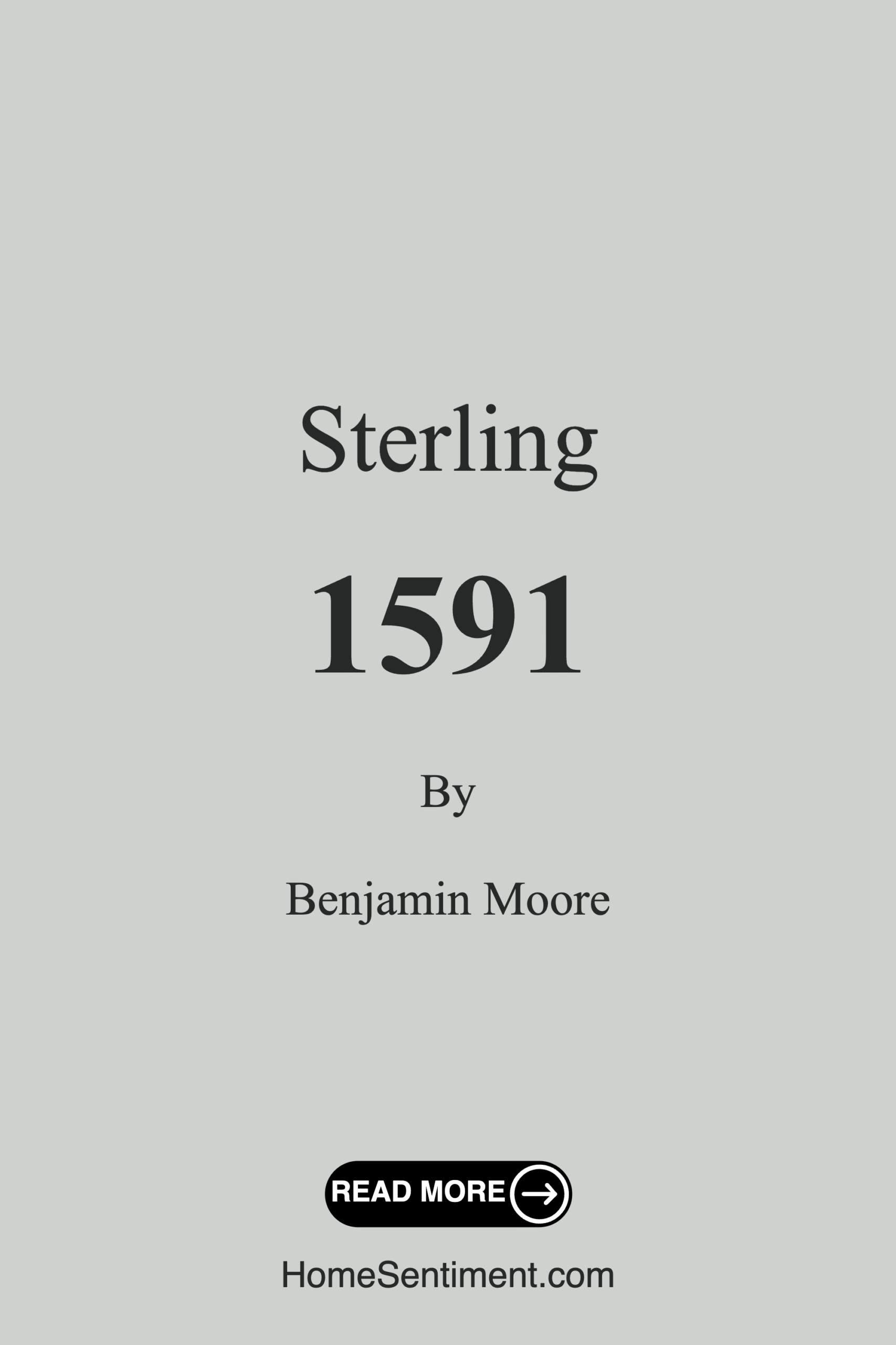 Sterling 1591 by Benjamin Moore