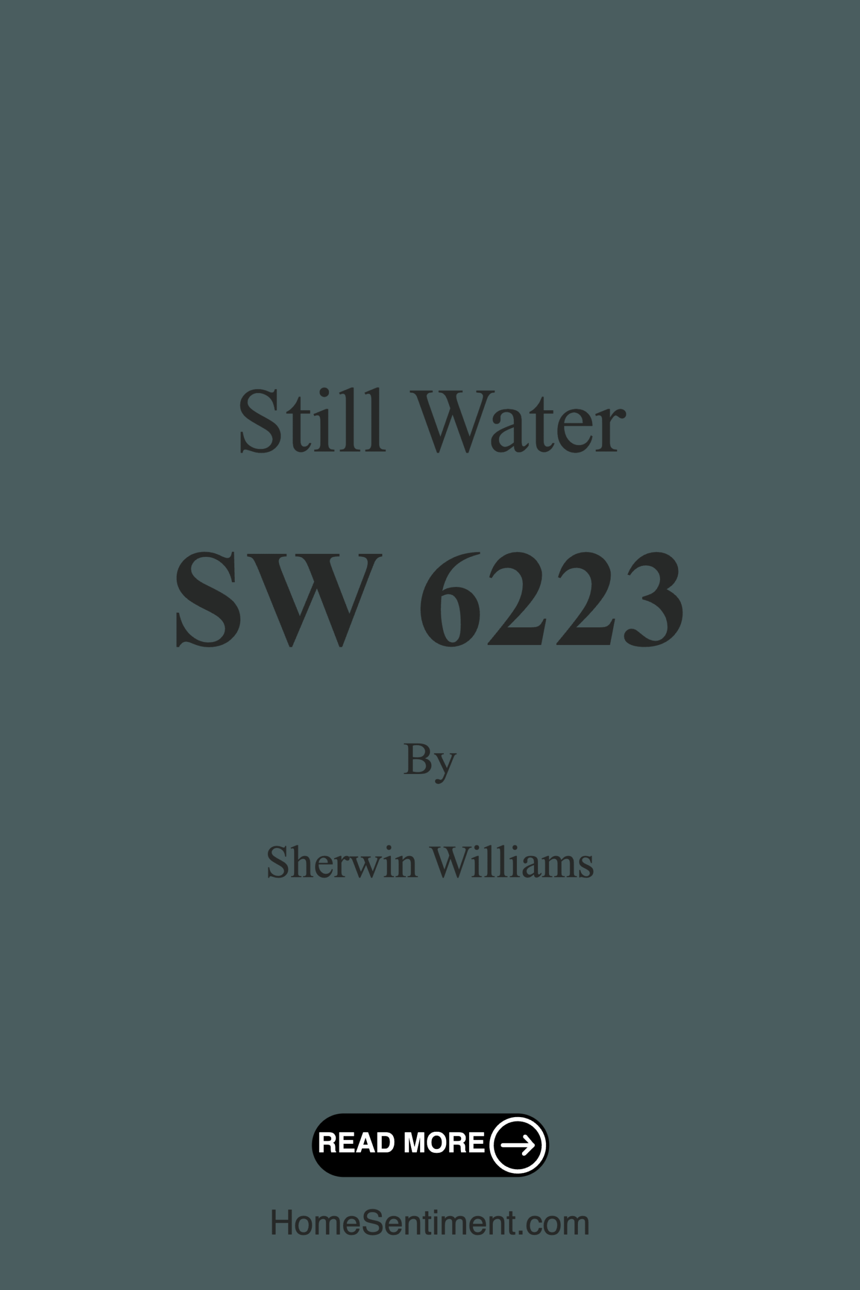 Still Water SW 6223 by Sherwin Williams