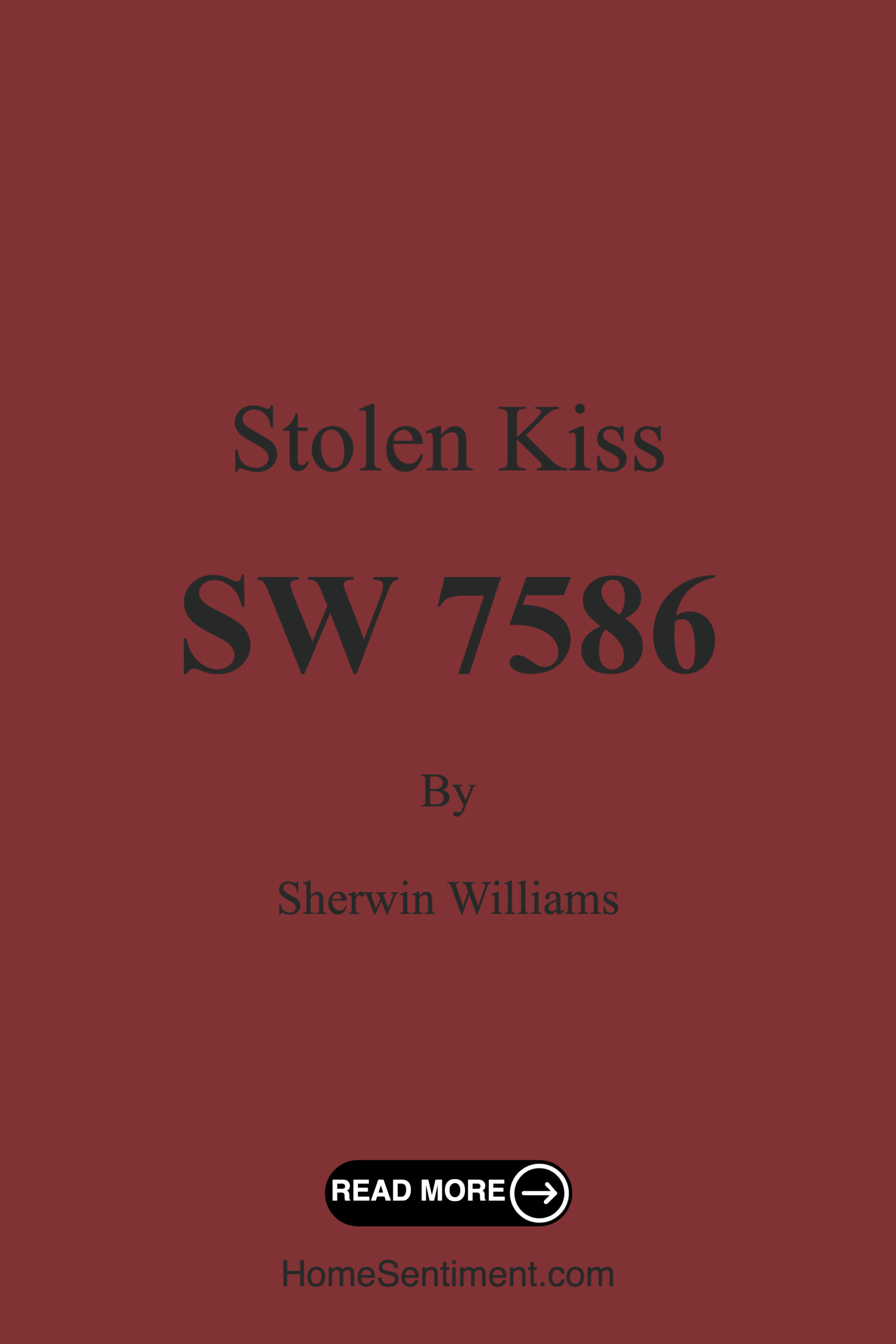 Stolen Kiss SW 7586 by Sherwin Williams