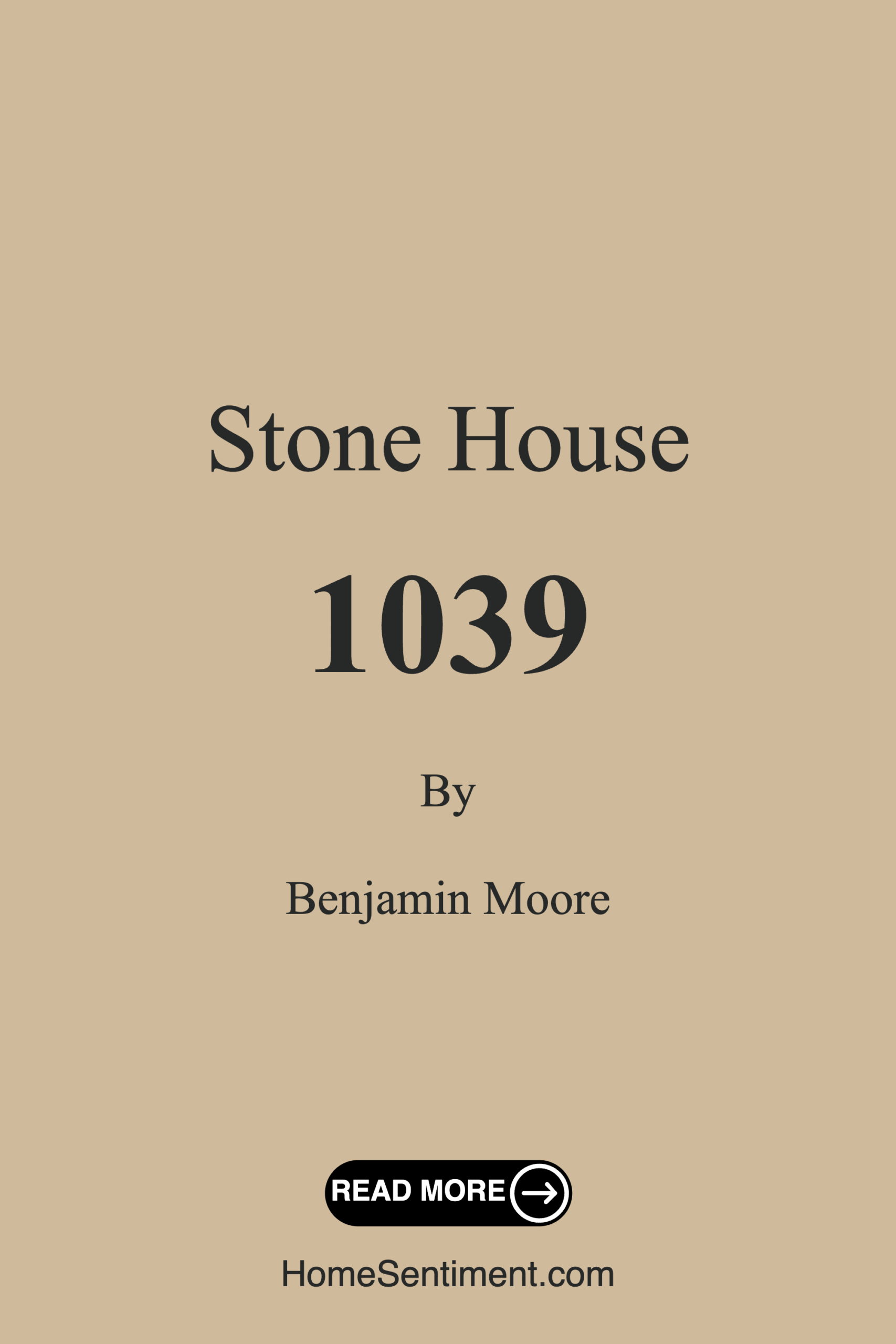 Stone House 1039 by Benjamin Moore