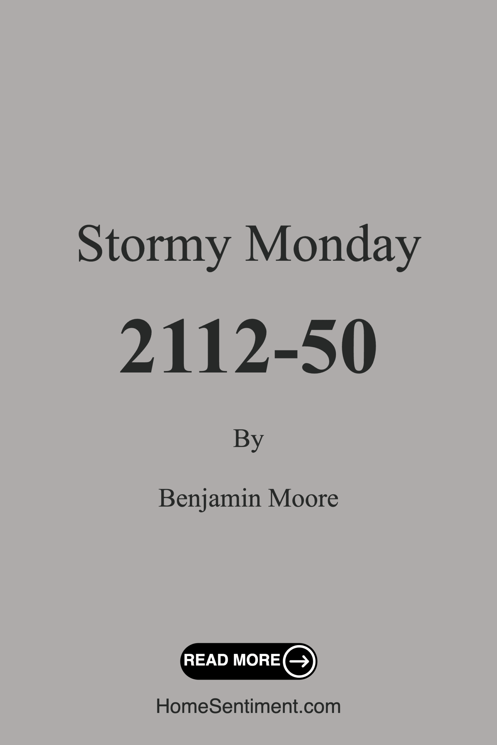 Stormy Monday 2112-50 by Benjamin Moore