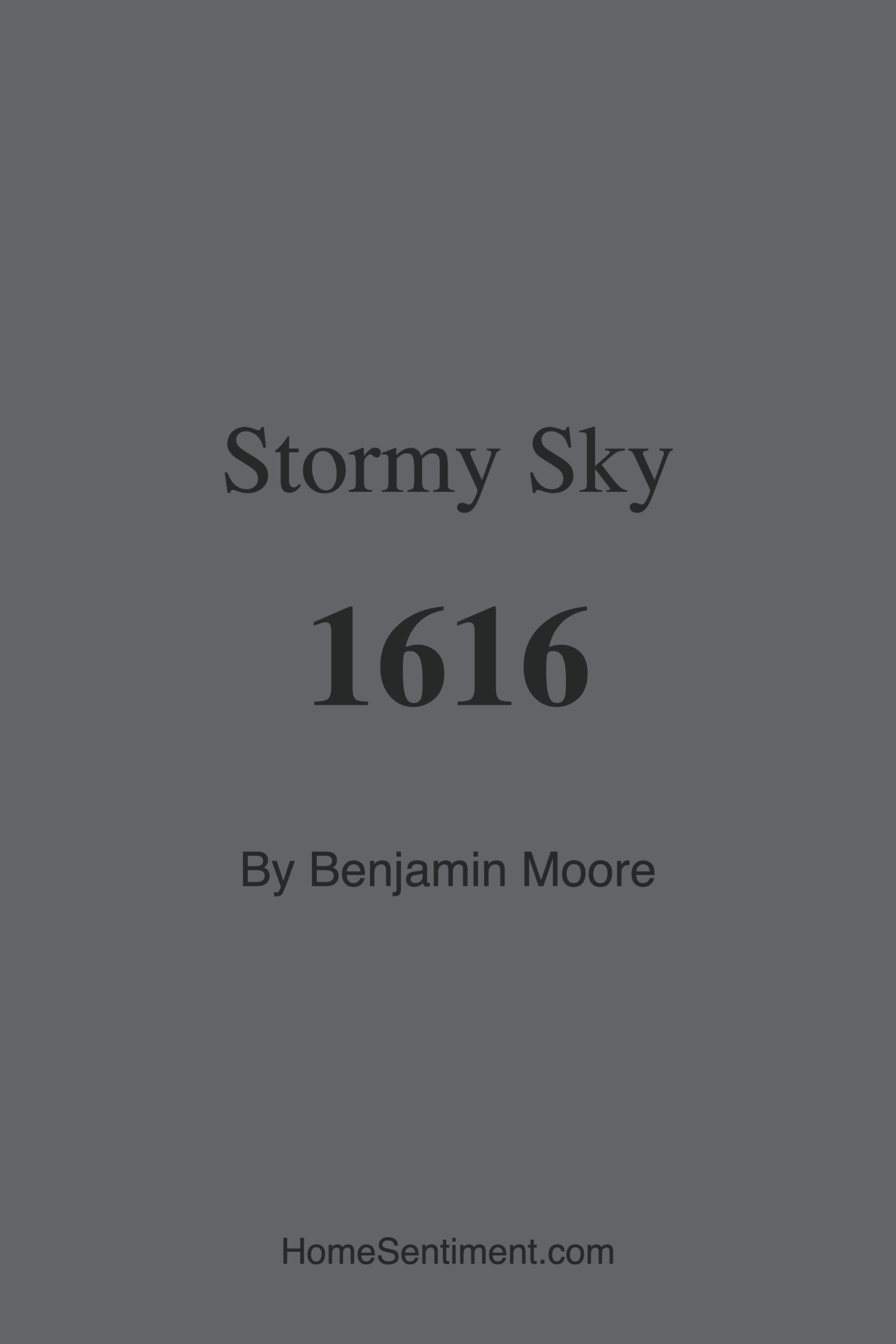Stormy Sky 1616 by Benjamin Moore