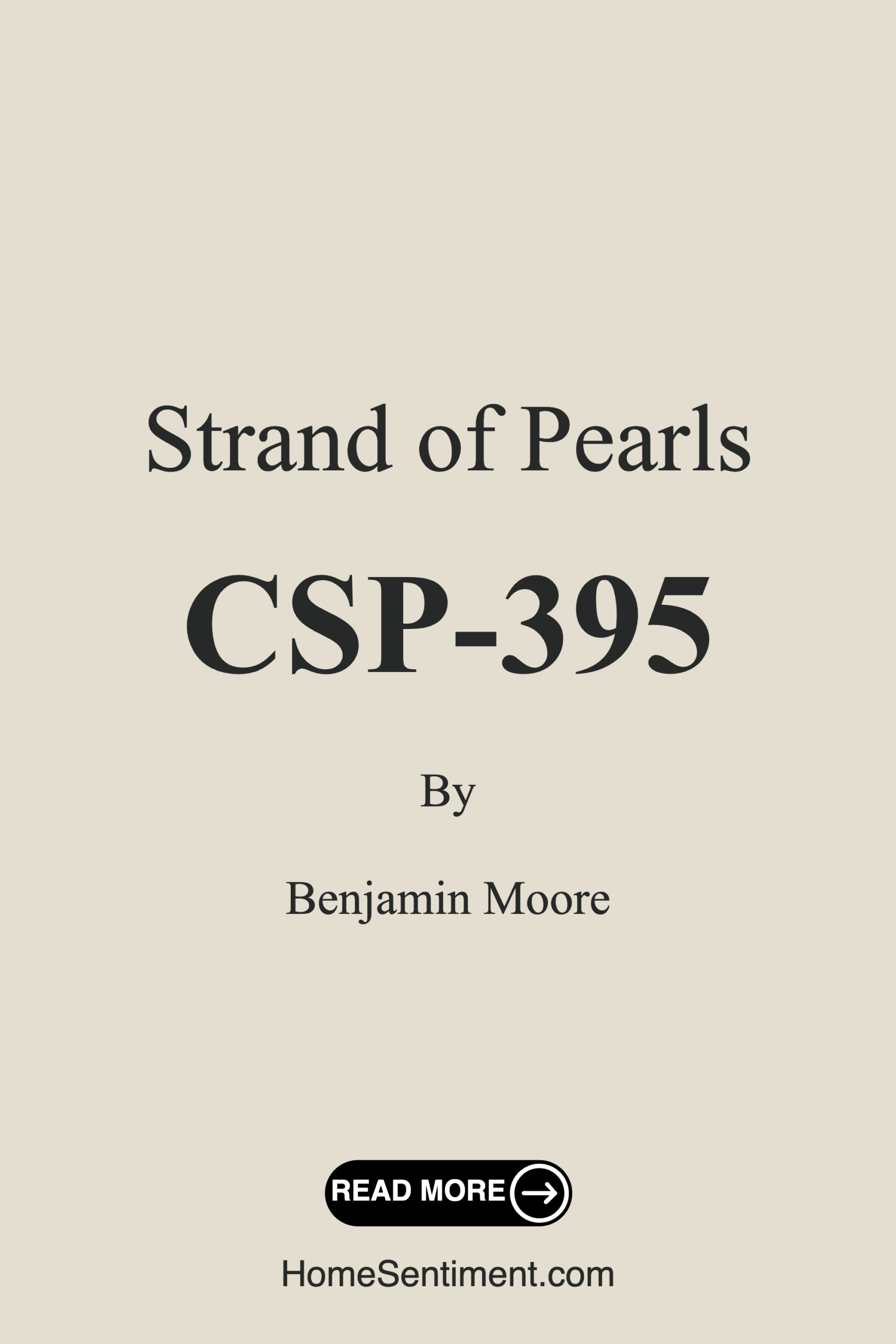 Strand of Pearls CSP-395 by Benjamin Moore