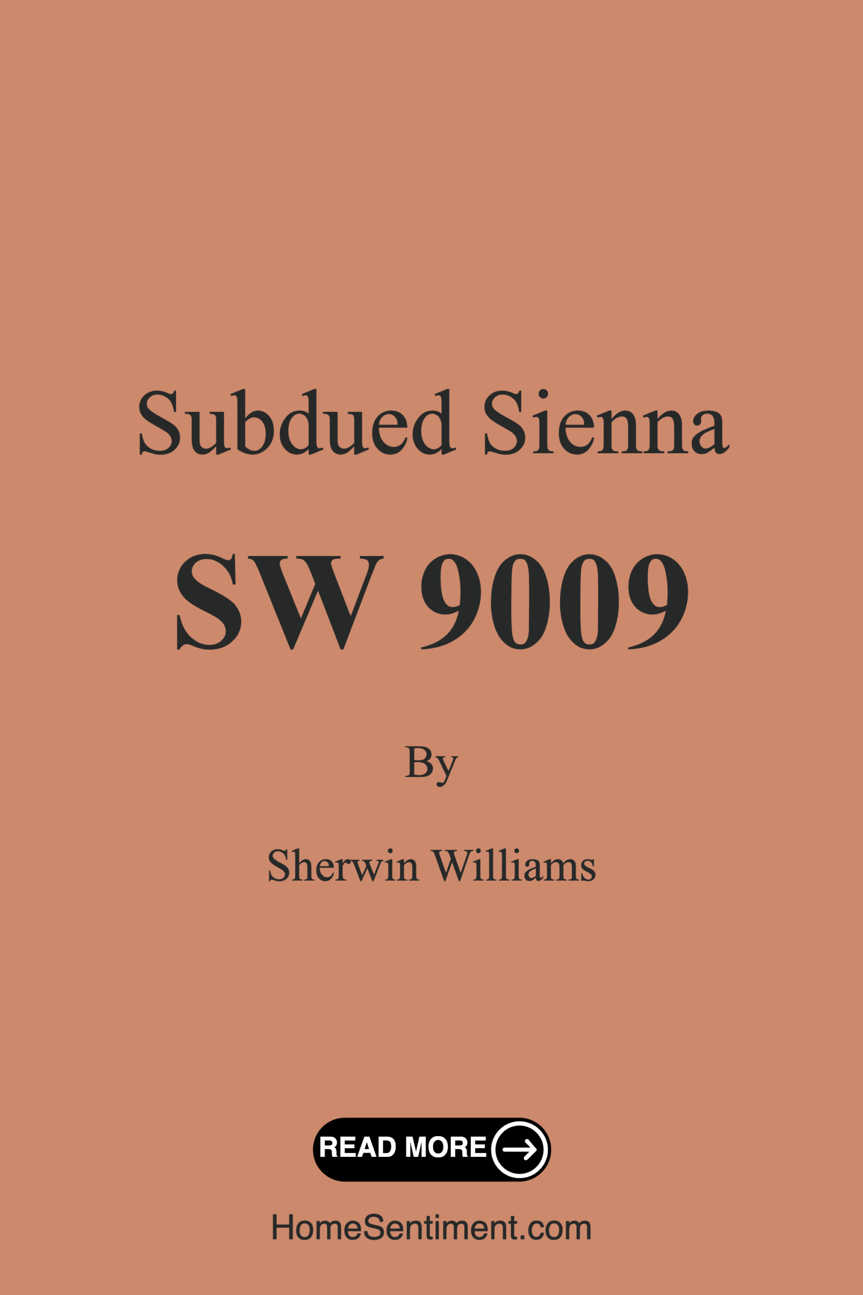 Subdued Sienna SW 9009 by Sherwin Williams