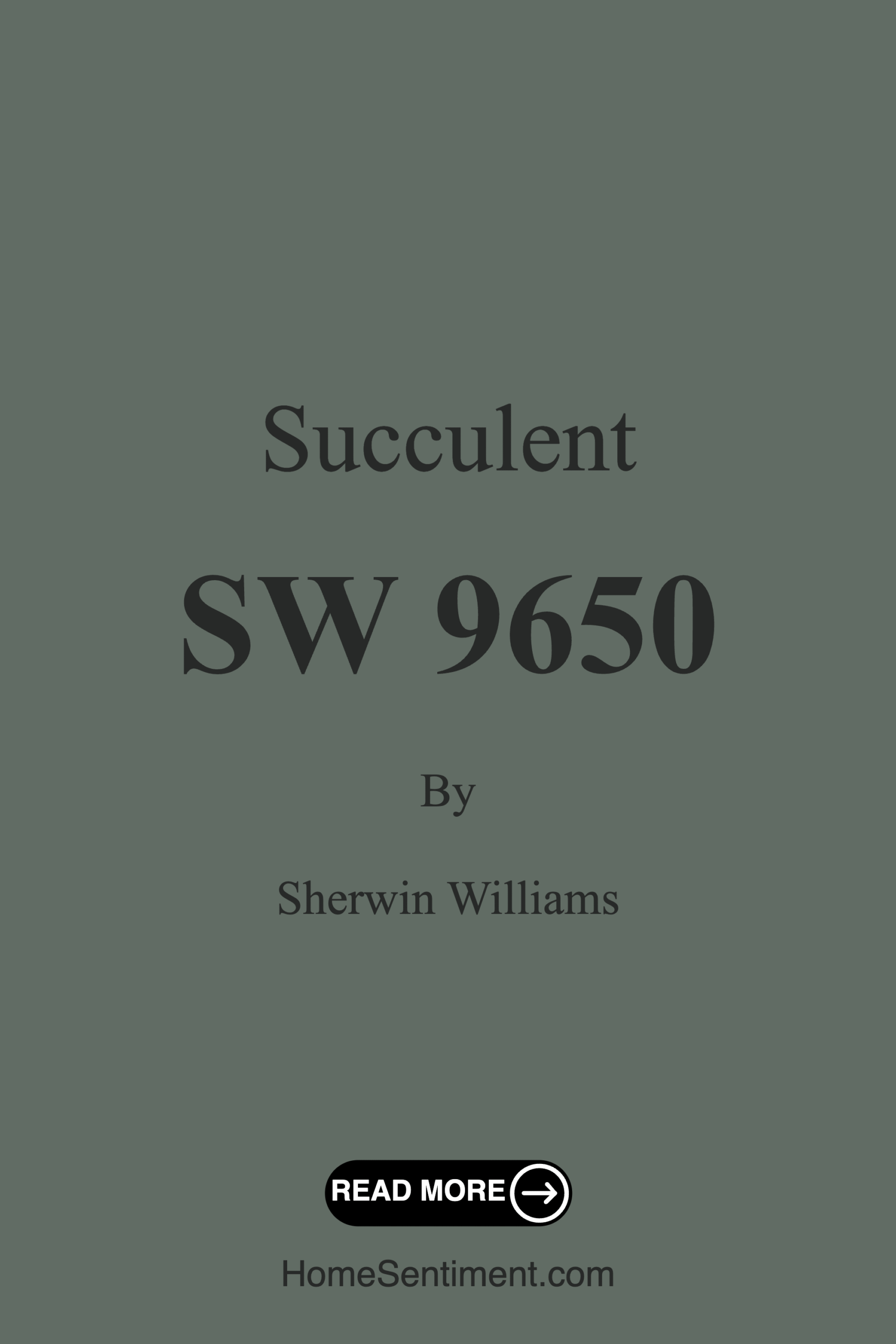Succulent SW 9650 by Sherwin Williams