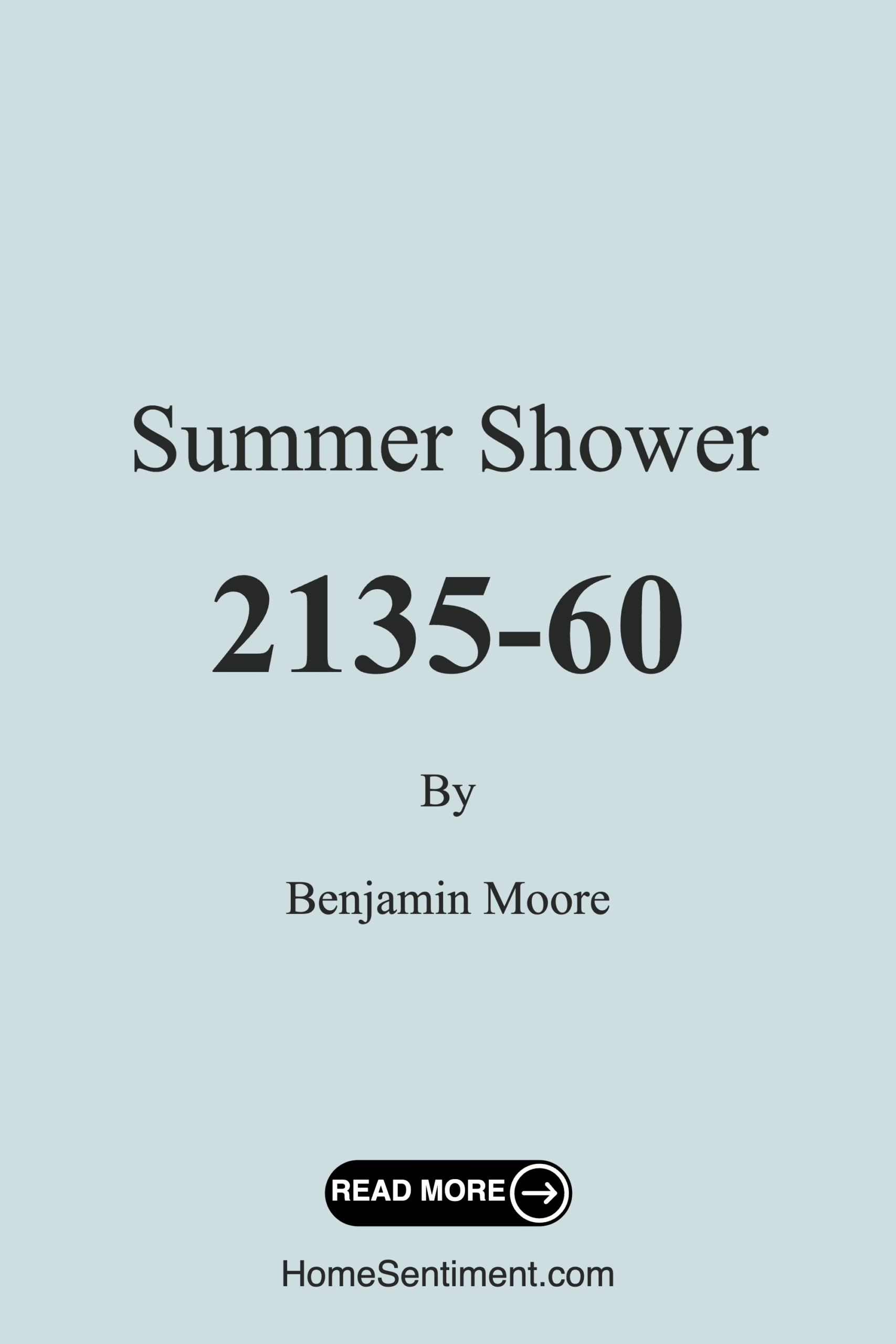 Summer Shower 2135-60 by Benjamin Moore