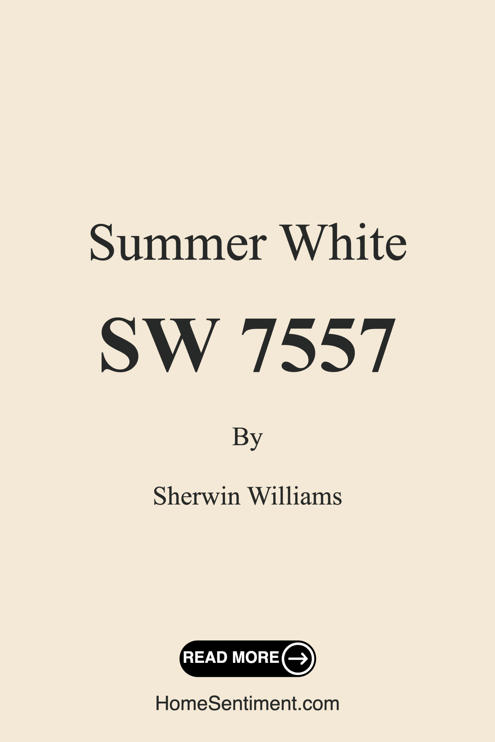 Summer White SW 7557 by Sherwin Williams