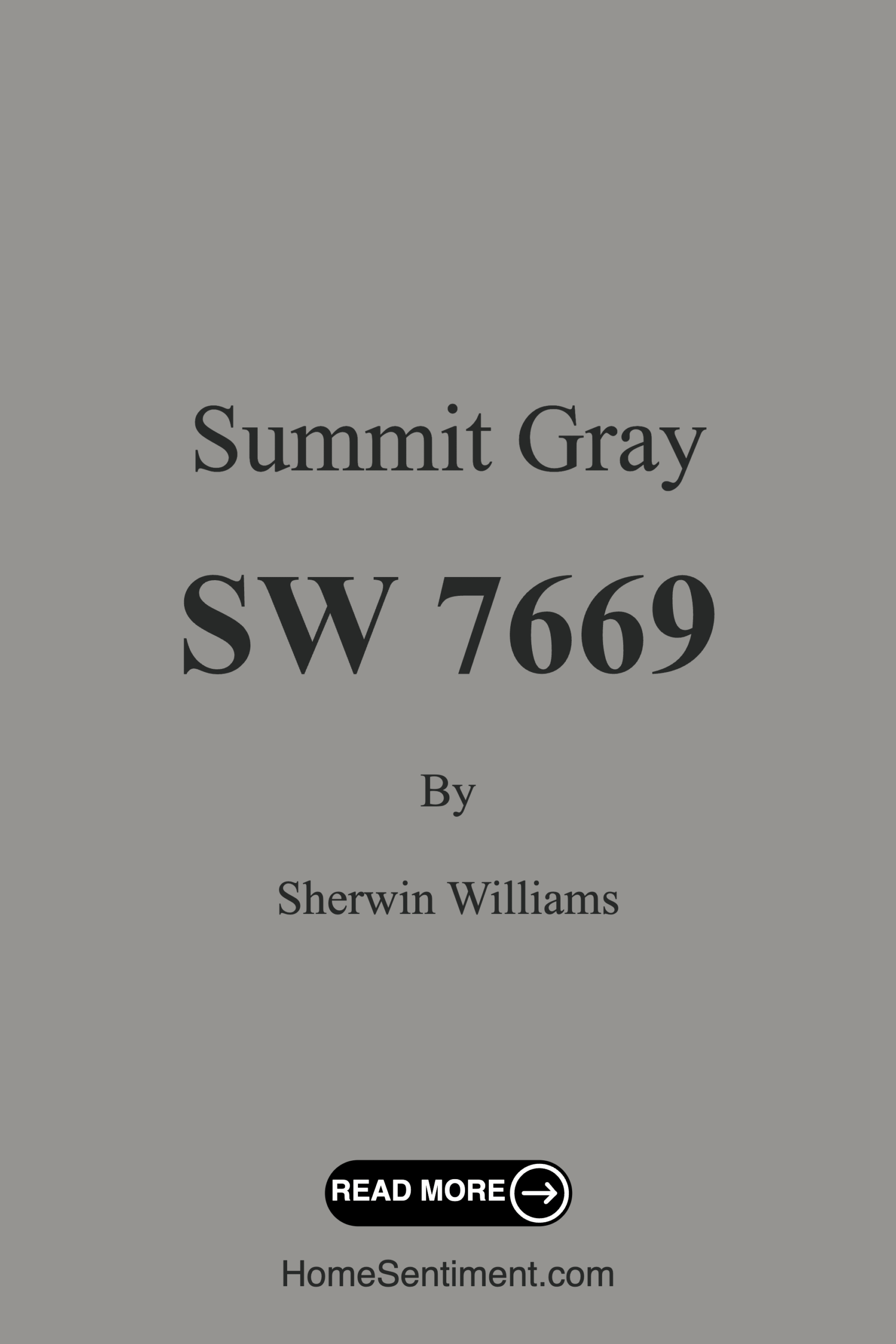 Summit Gray SW 7669 by Sherwin Williams