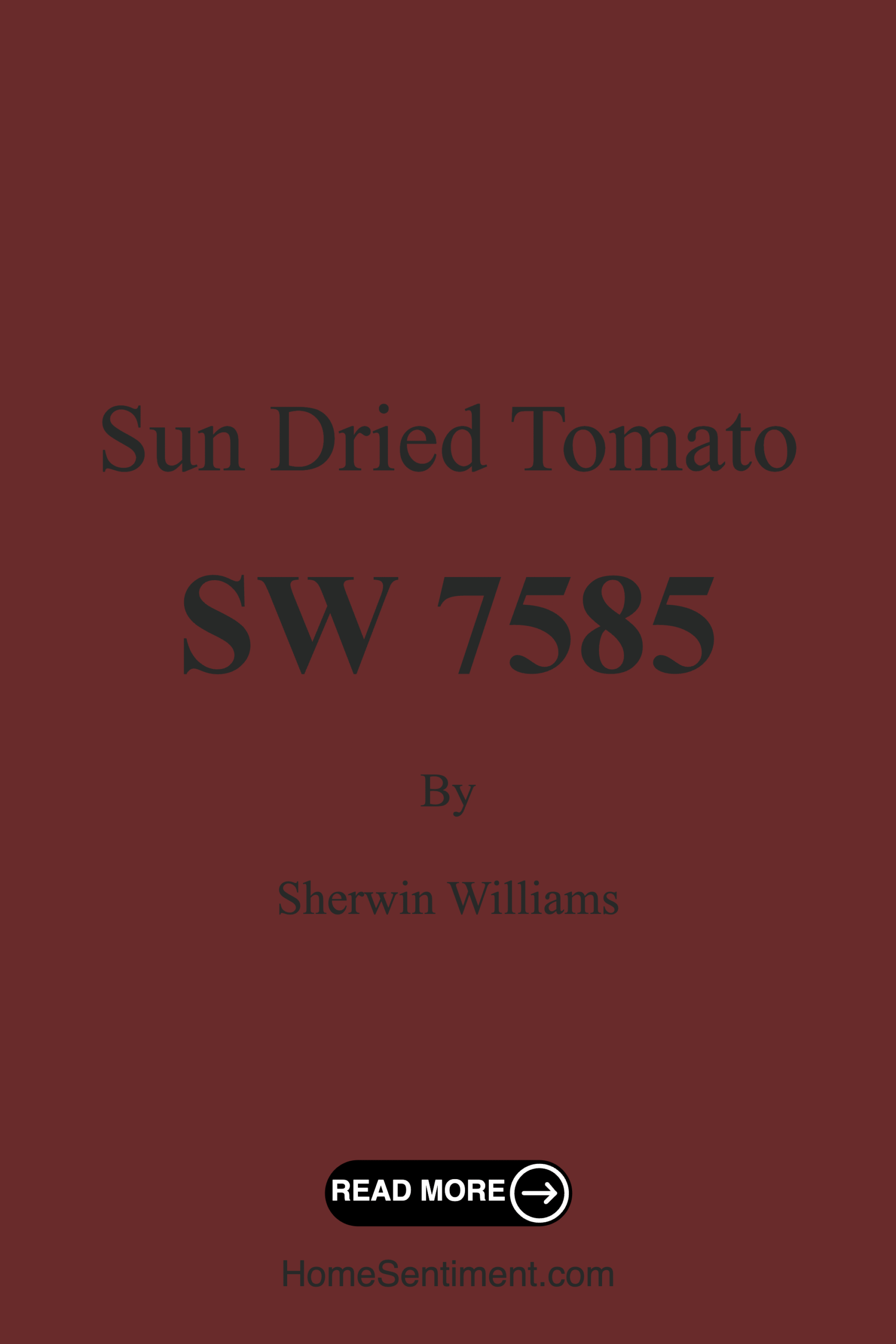 Sun Dried Tomato SW 7585 by Sherwin Williams
