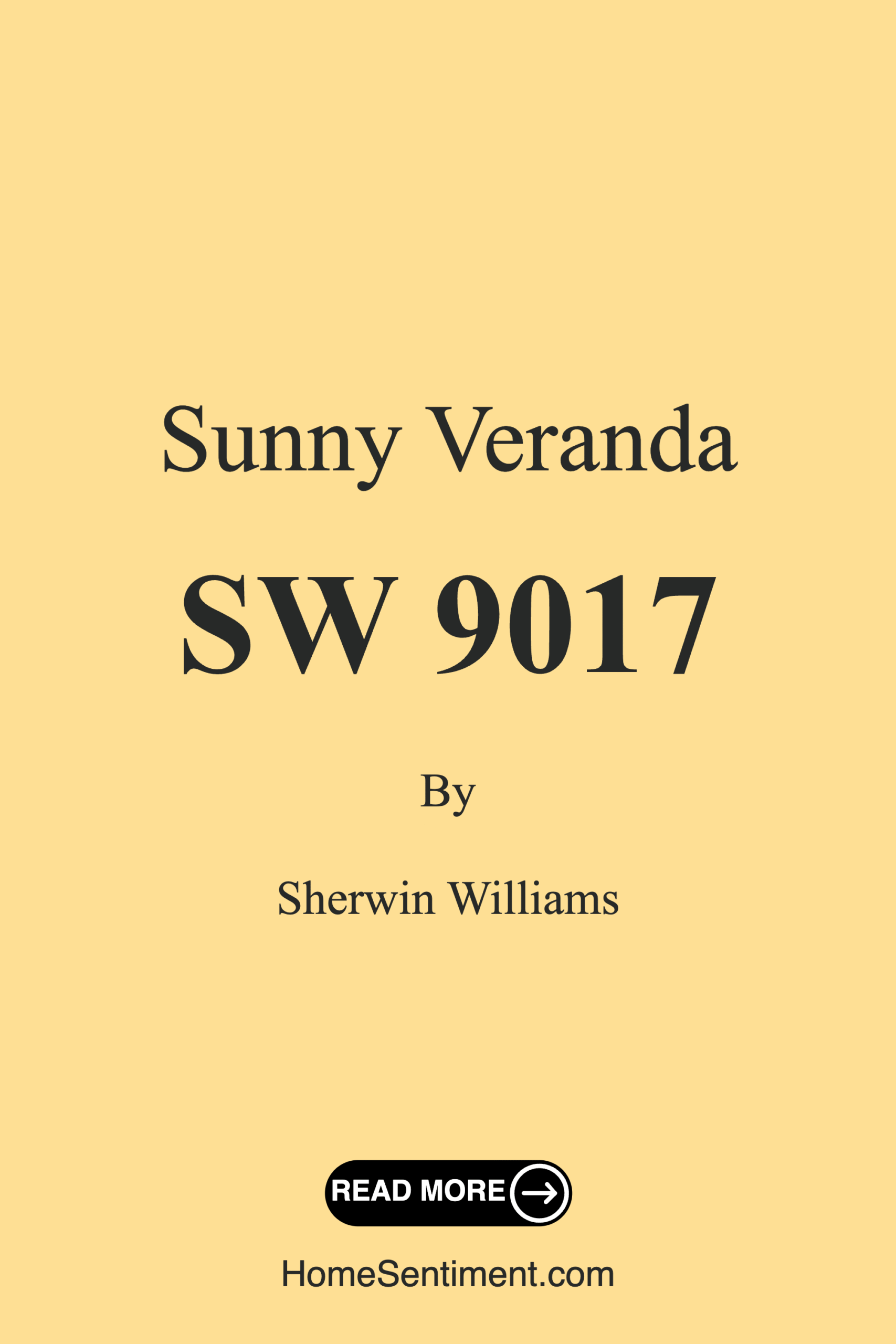 Sunny Veranda SW 9017 by Sherwin Williams