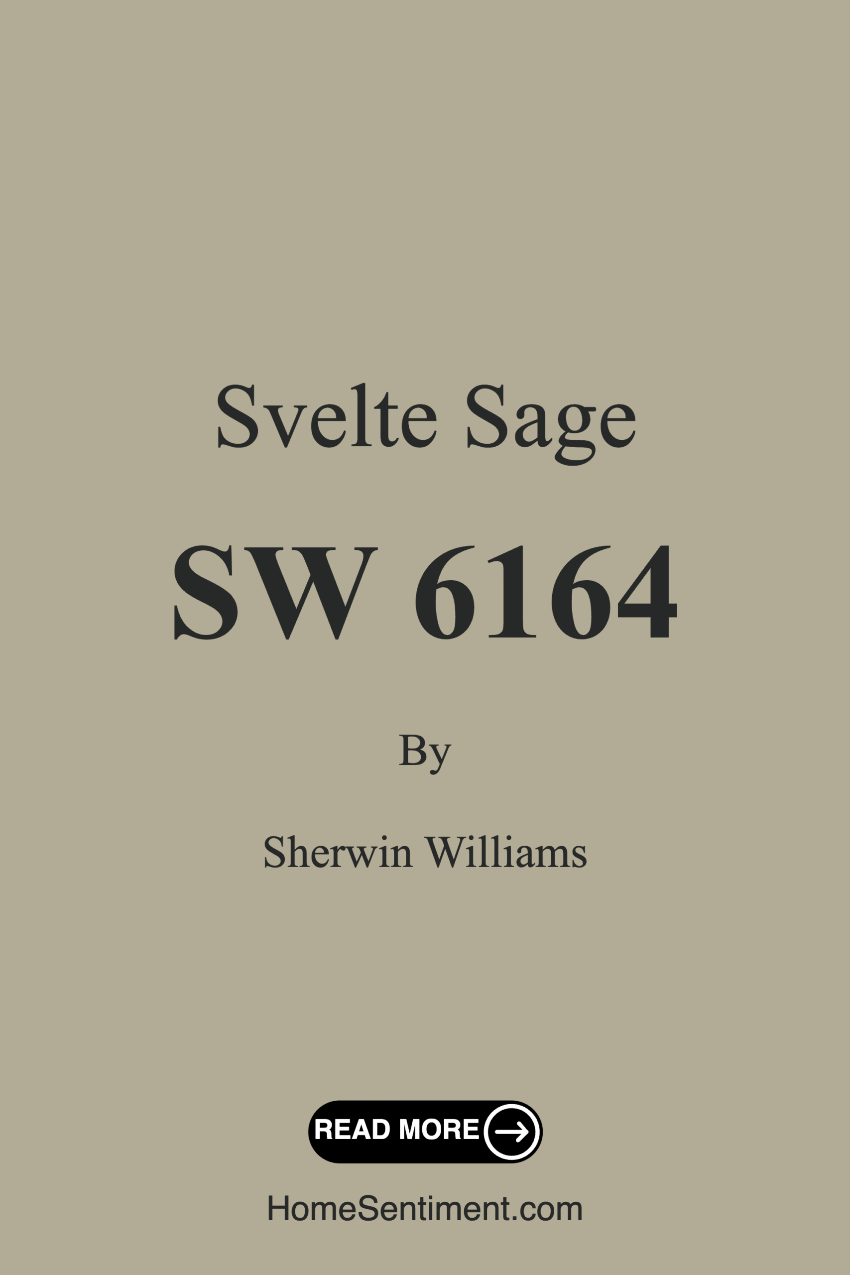 Svelte Sage SW 6164 by Sherwin Williams
