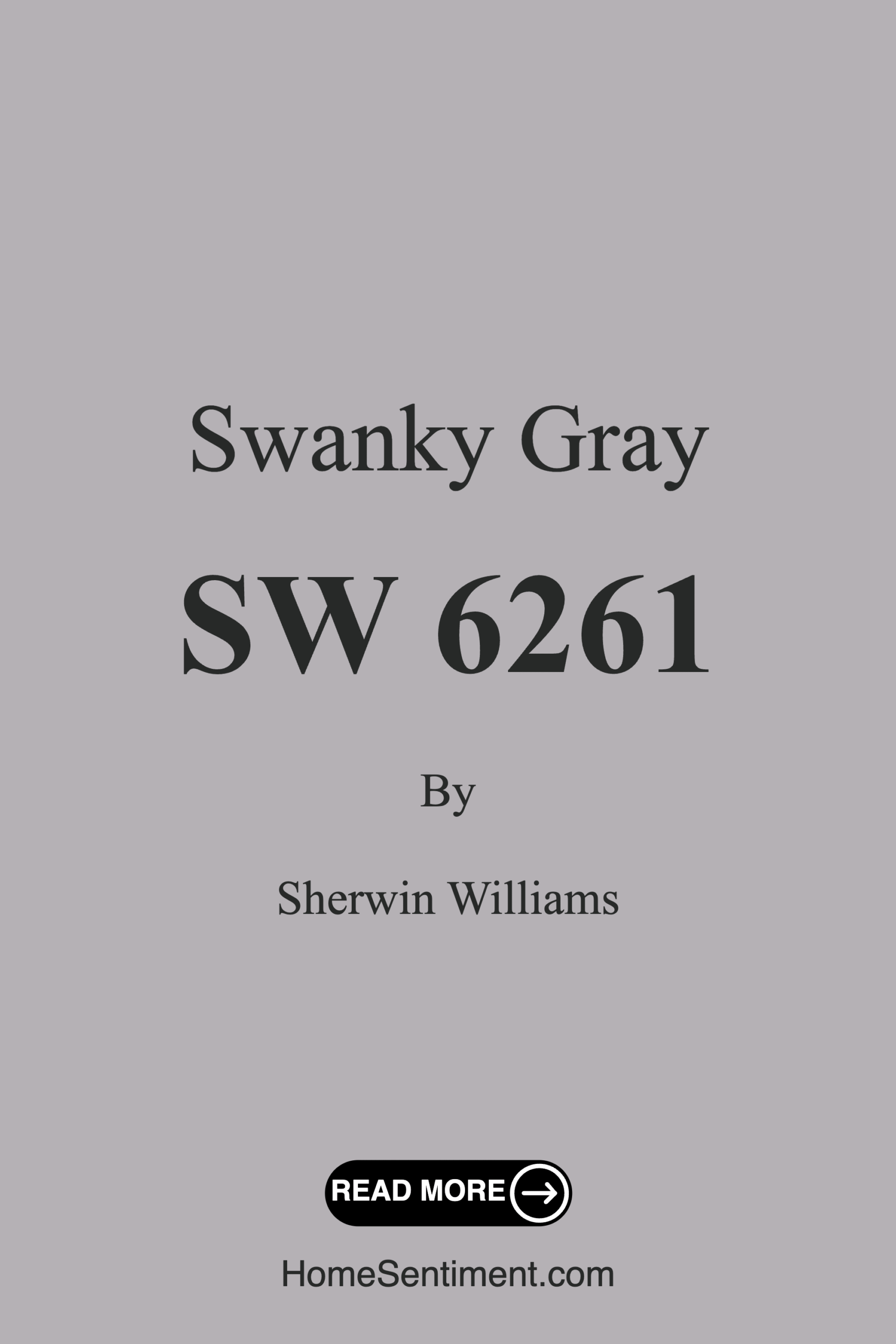 Swanky Gray SW 6261 by Sherwin Williams