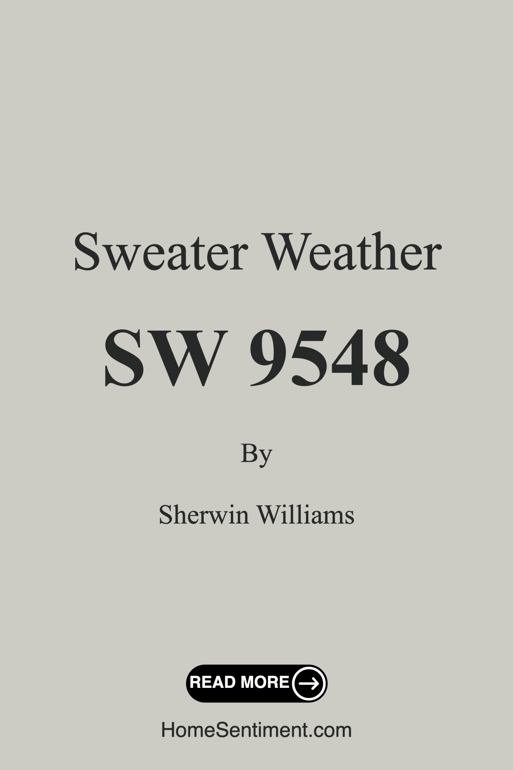 Sweater Weather SW 9548 by Sherwin Williams