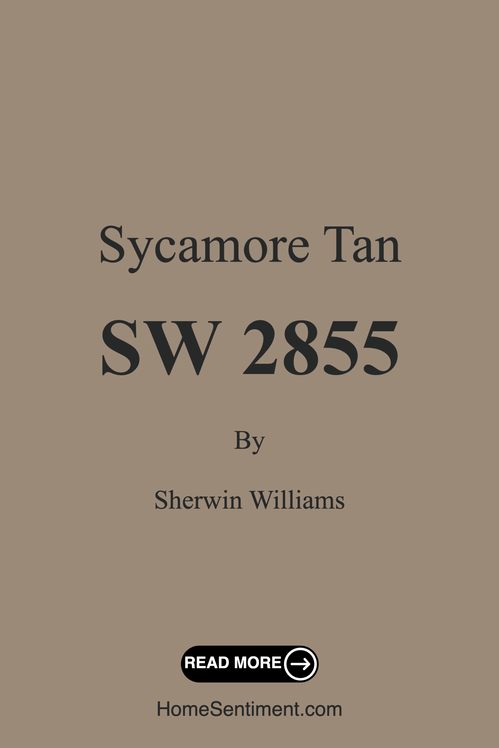 Sycamore Tan SW 2855 by Sherwin Williams