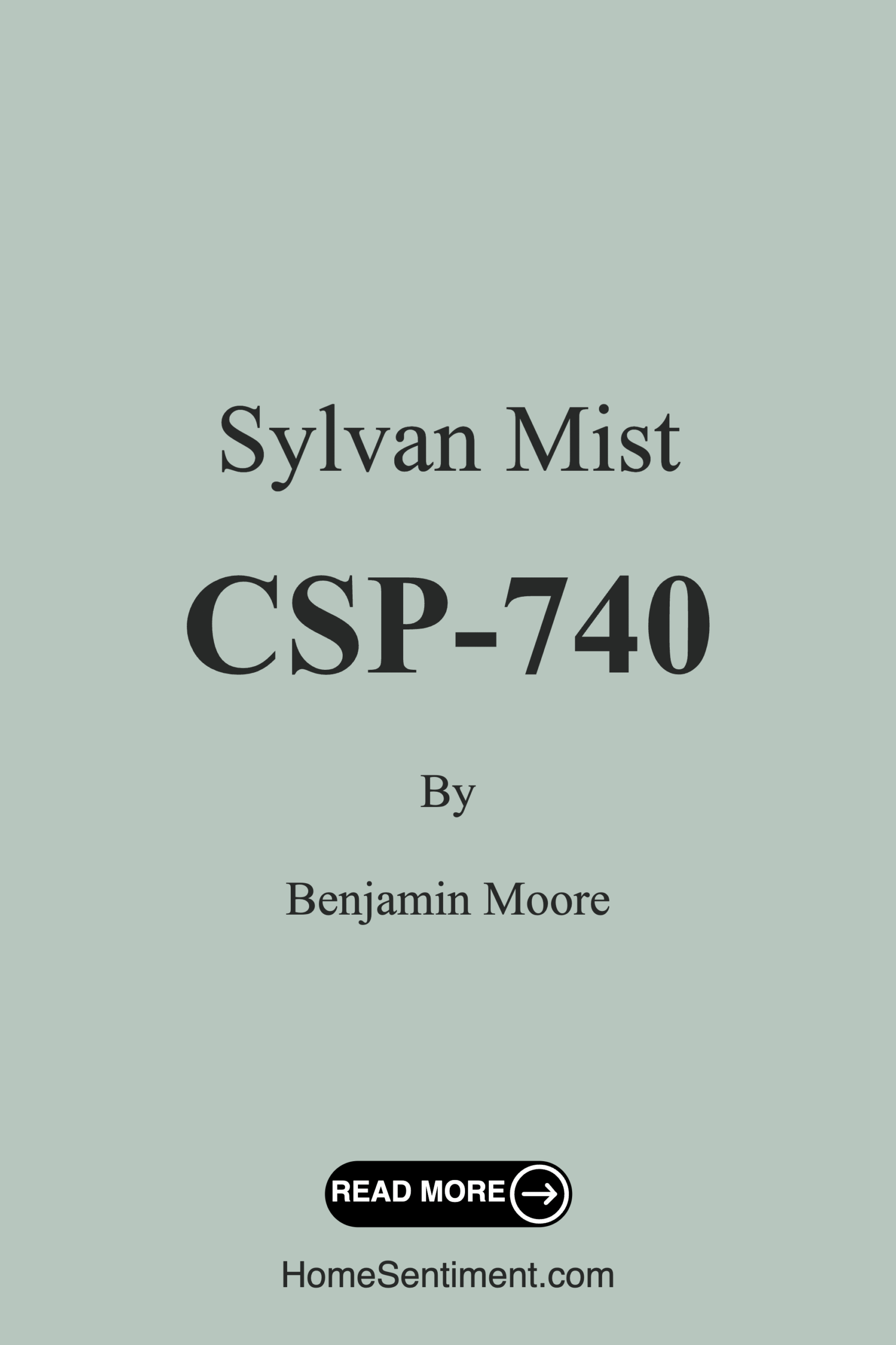 Sylvan Mist CSP-740 by Benjamin Moore