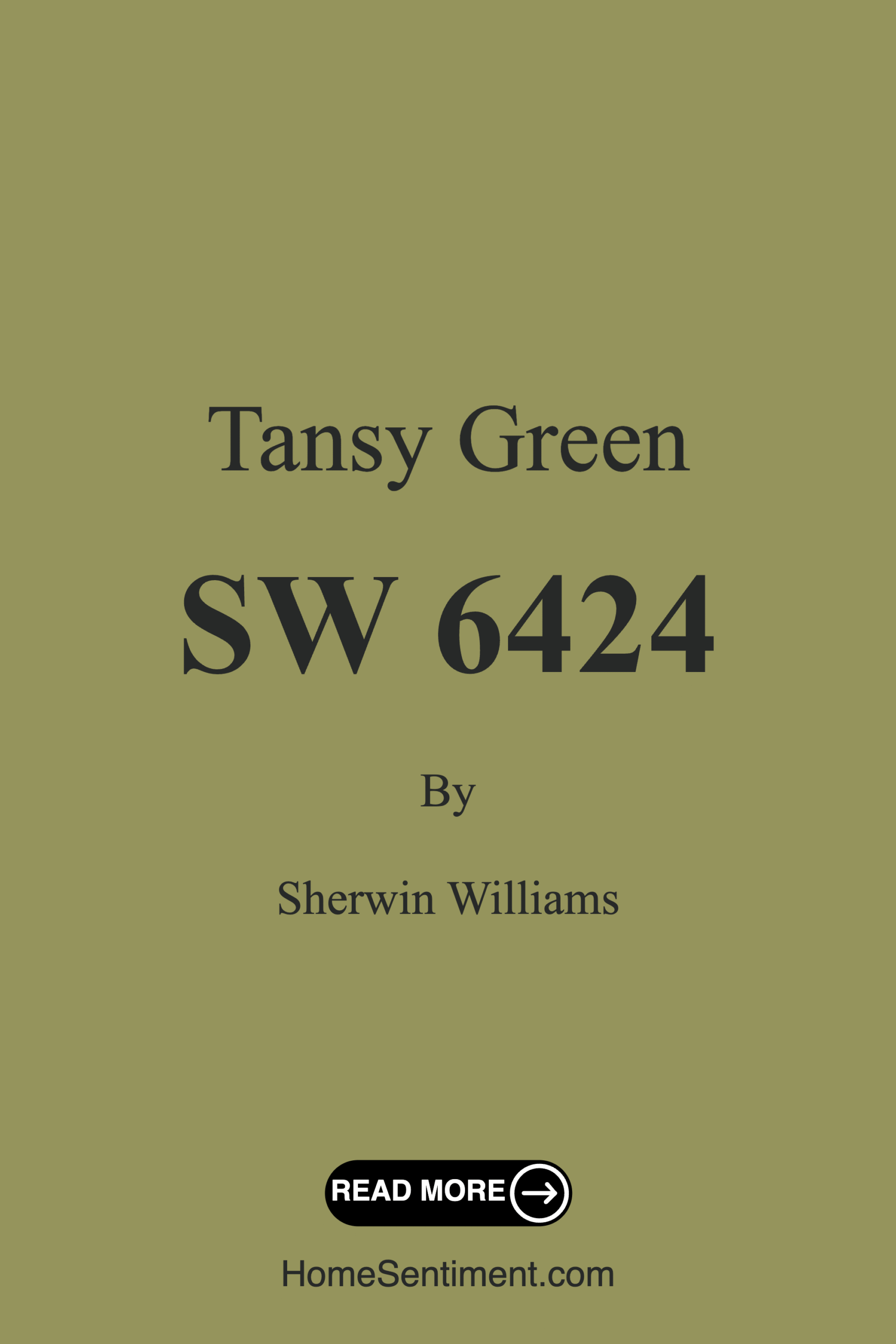 Tansy Green SW 6424 by Sherwin Williams
