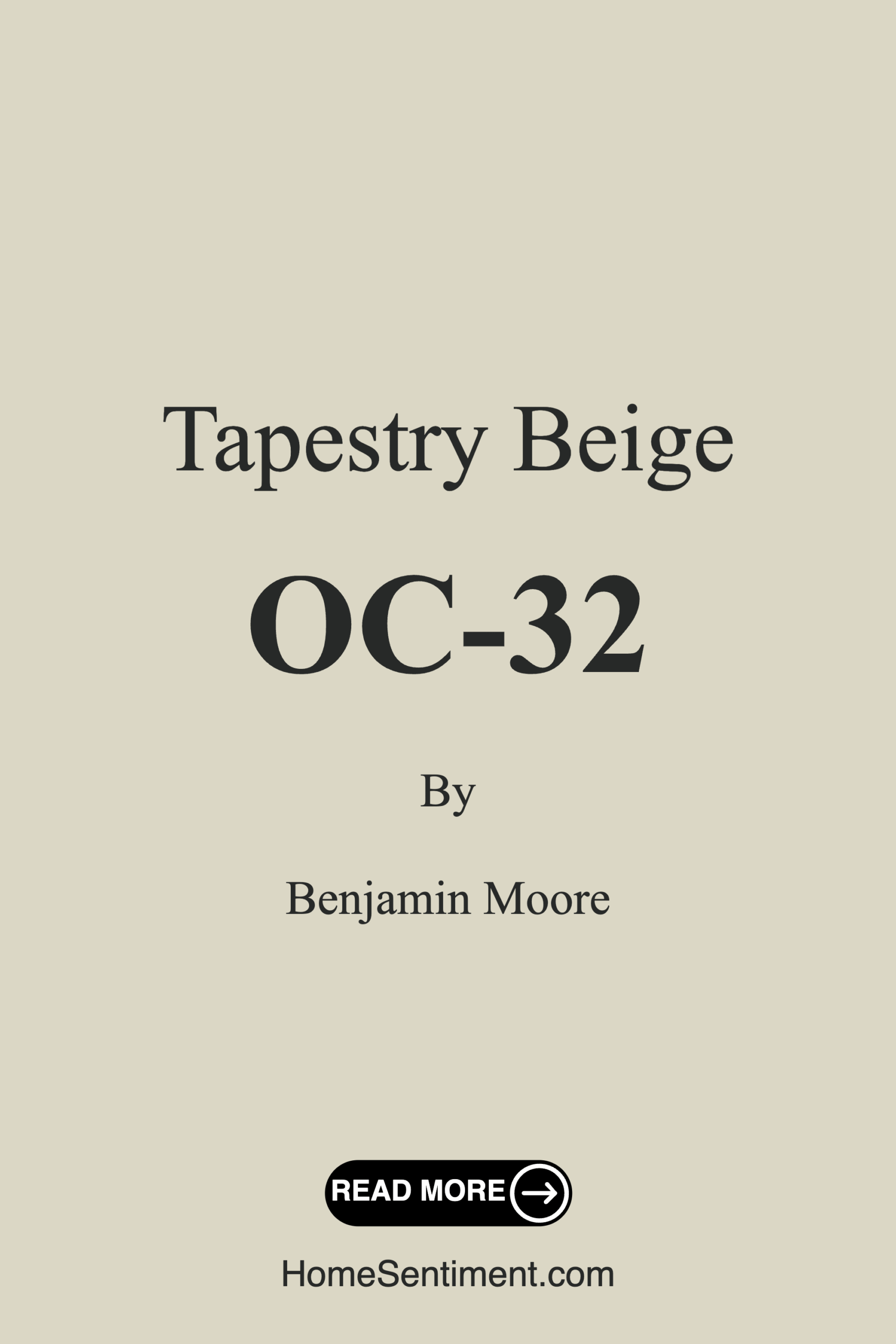 Tapestry Beige OC-32 by Benjamin Moore