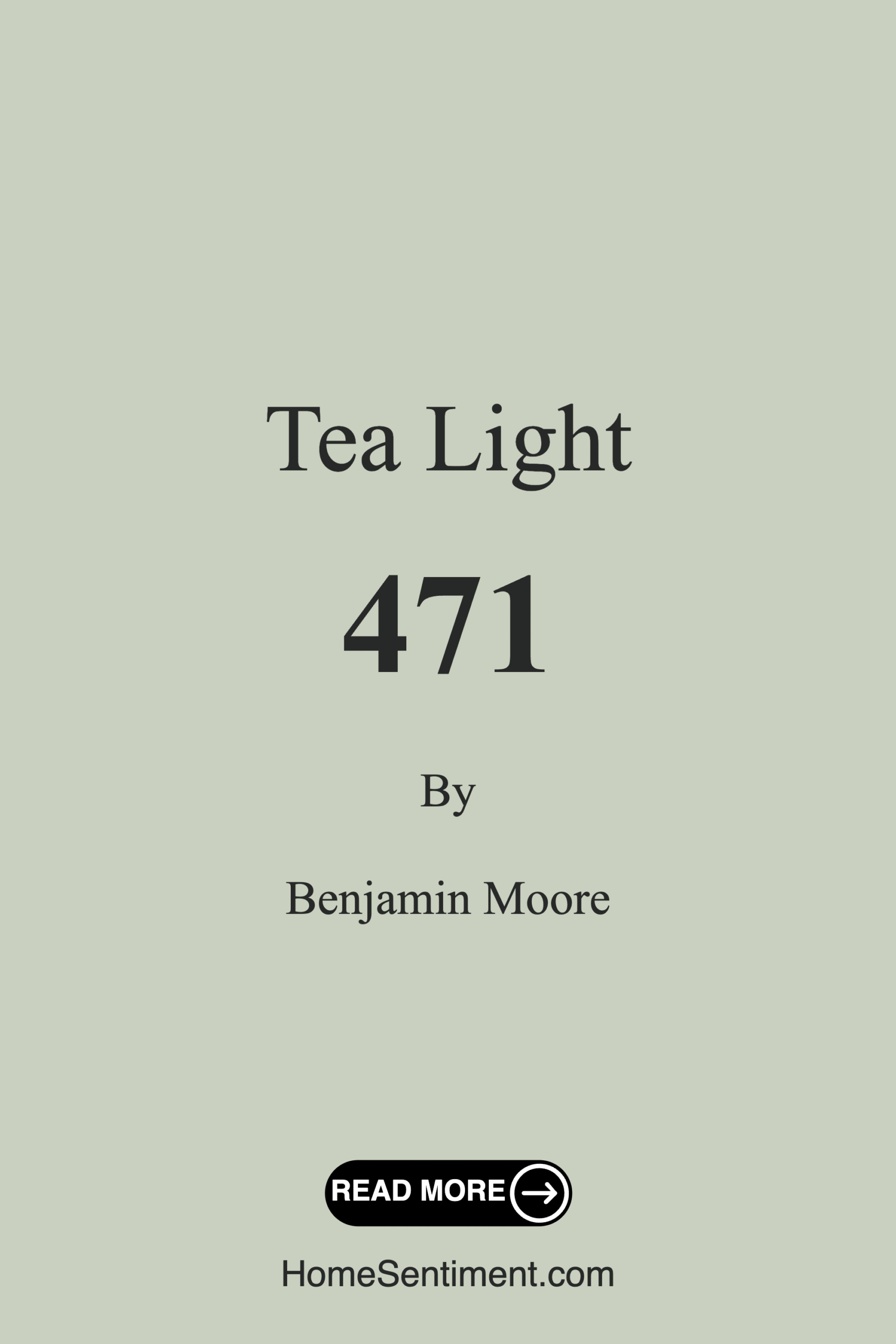 Tea Light 471 by Benjamin Moore