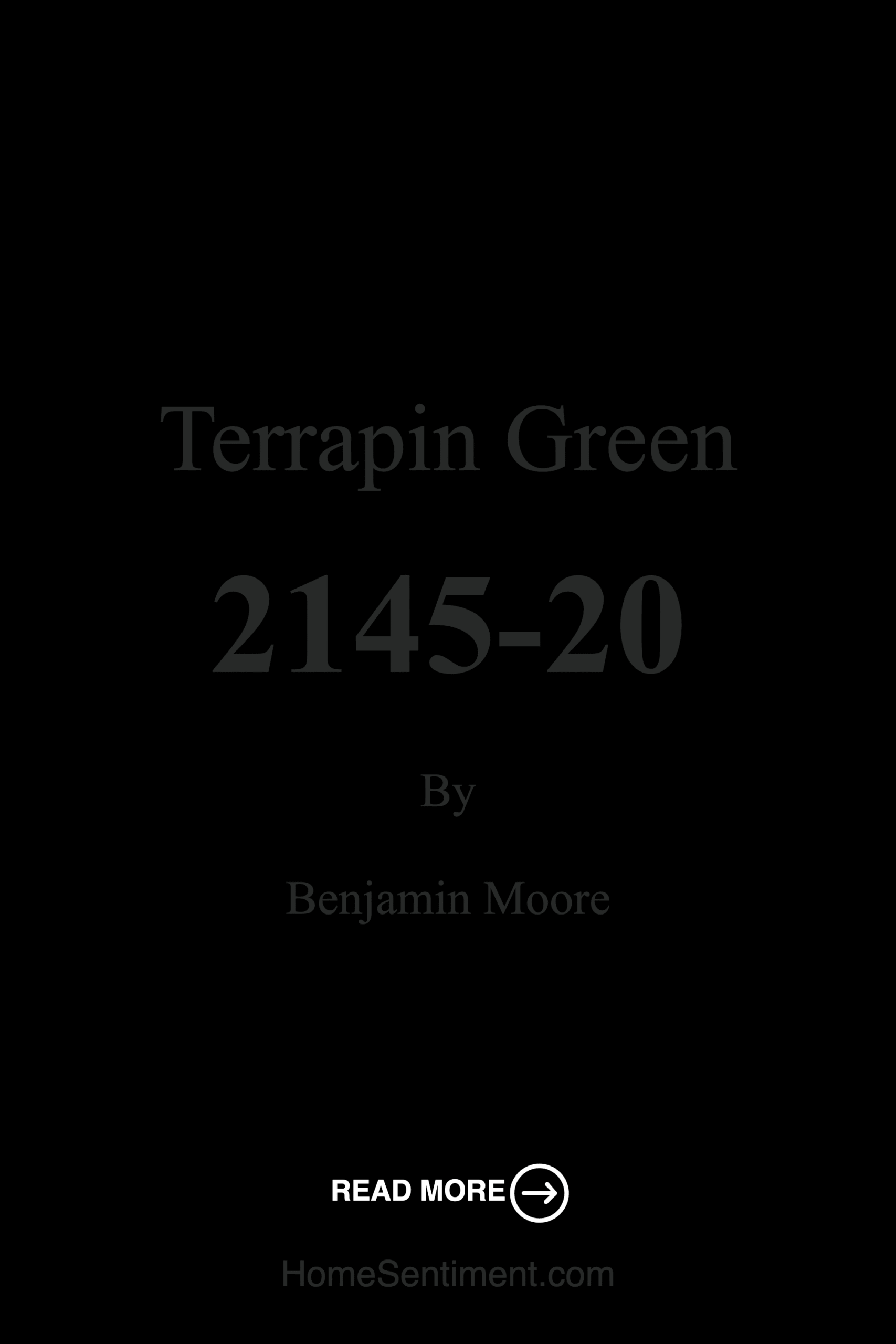 Terrapin Green 2145-20 by Benjamin Moore