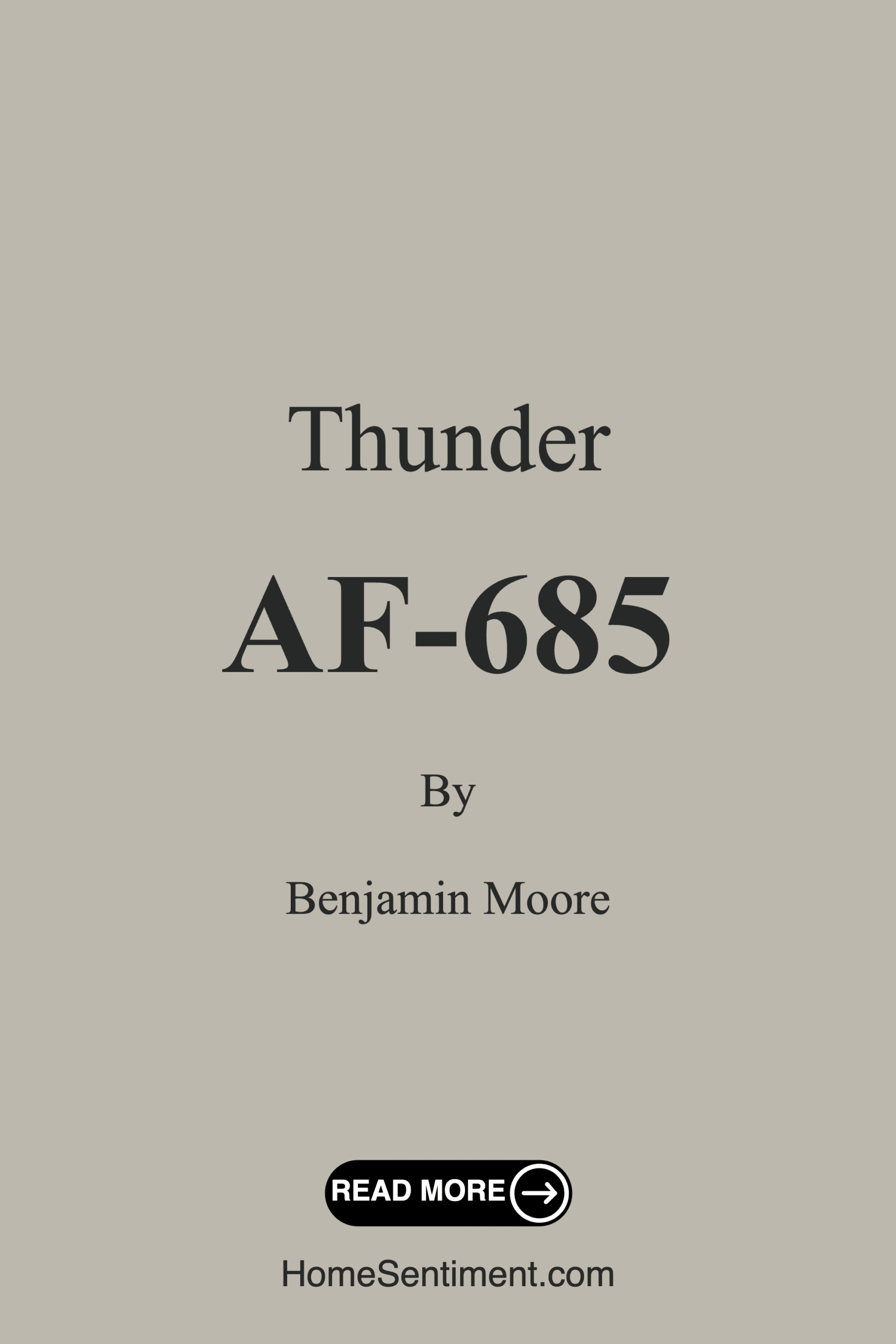 Thunder AF-685 by Benjamin Moore