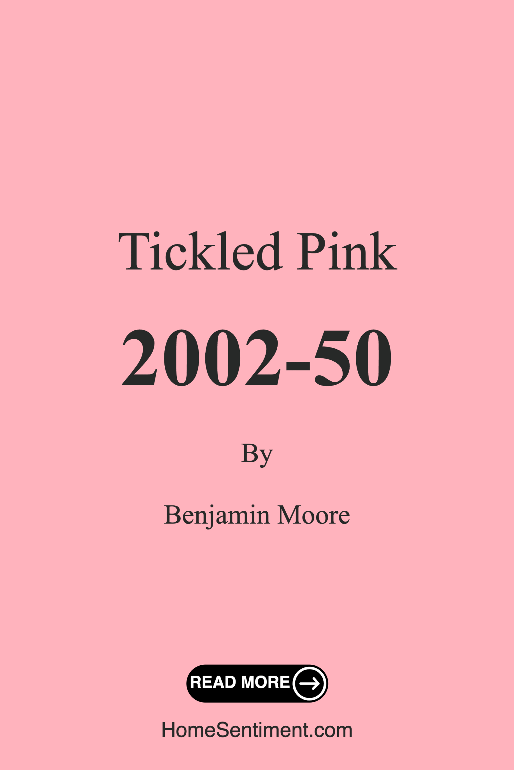 Tickled Pink 2002-50 by Benjamin Moore