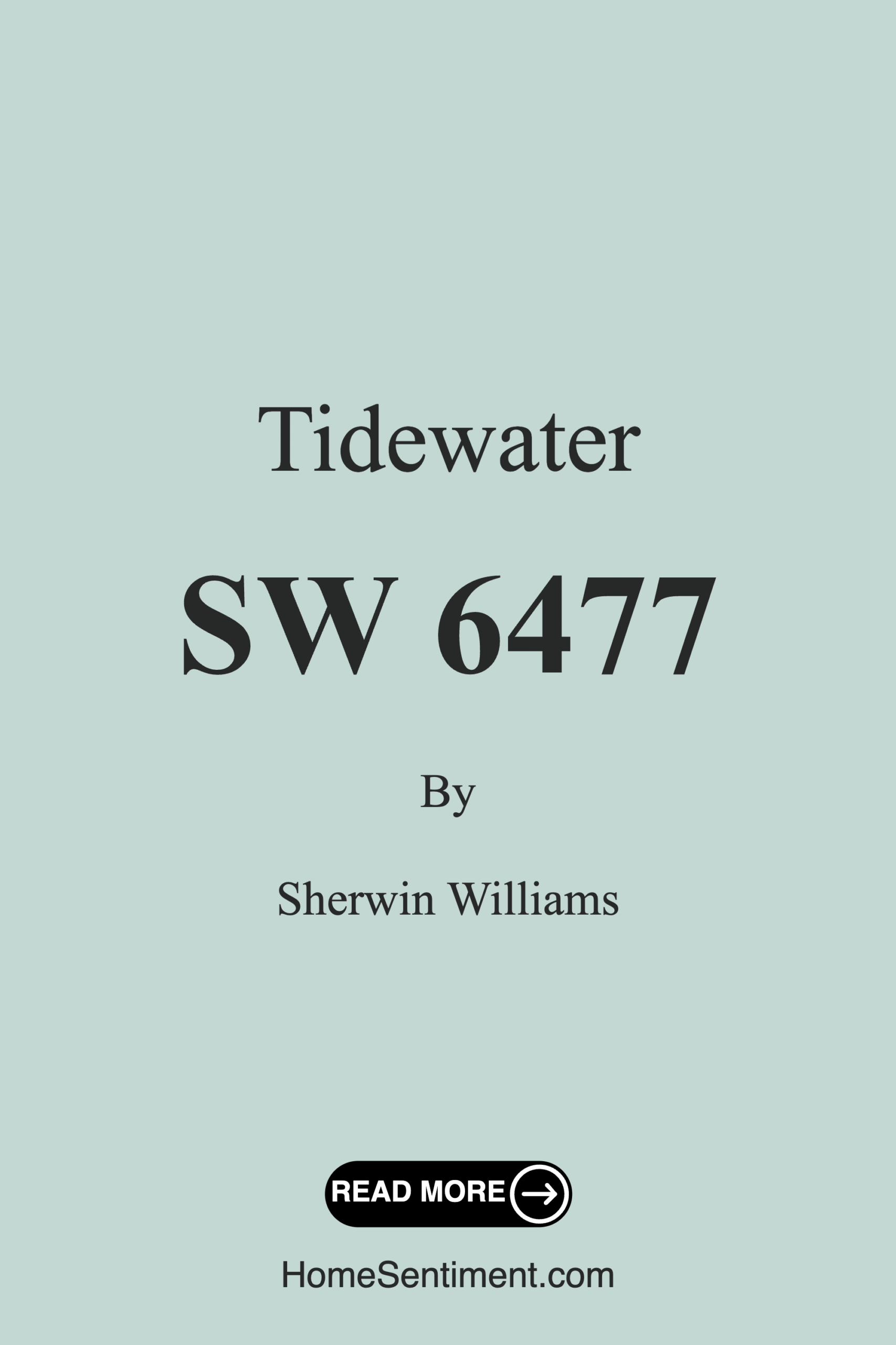 Tidewater SW 6477 by Sherwin Williams