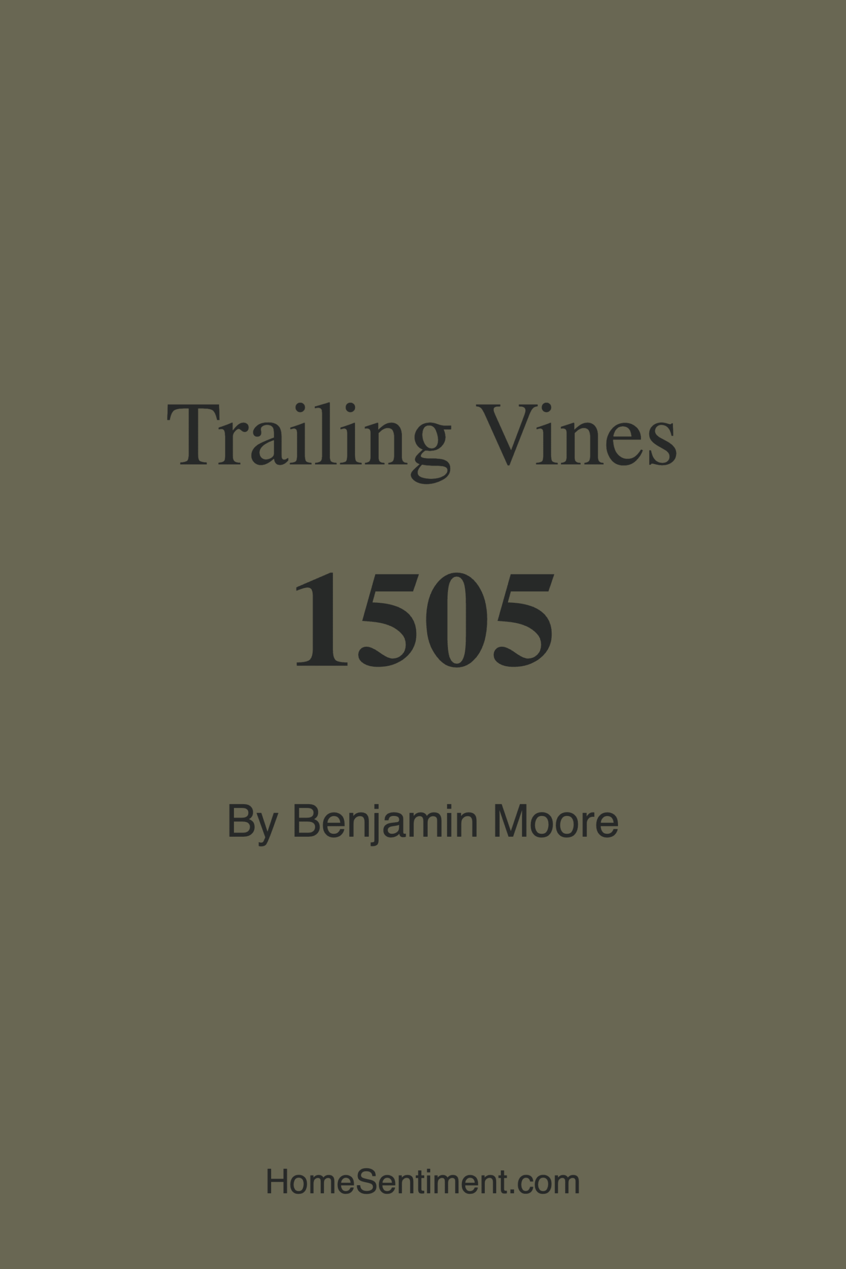 Trailing Vines 1505 by Benjamin Moore