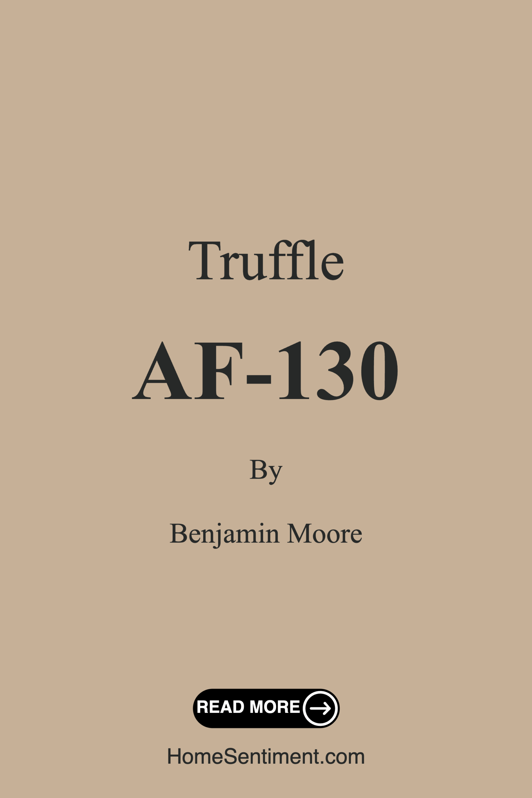 Truffle AF-130 by Benjamin Moore