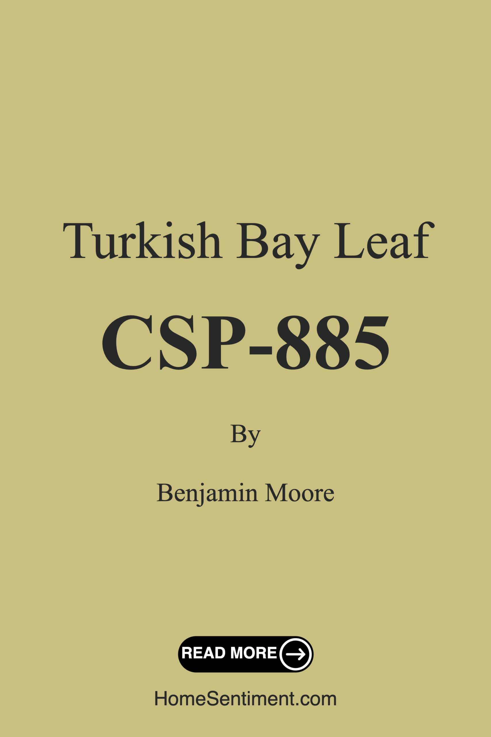 Turkish Bay Leaf CSP-885 by Benjamin Moore