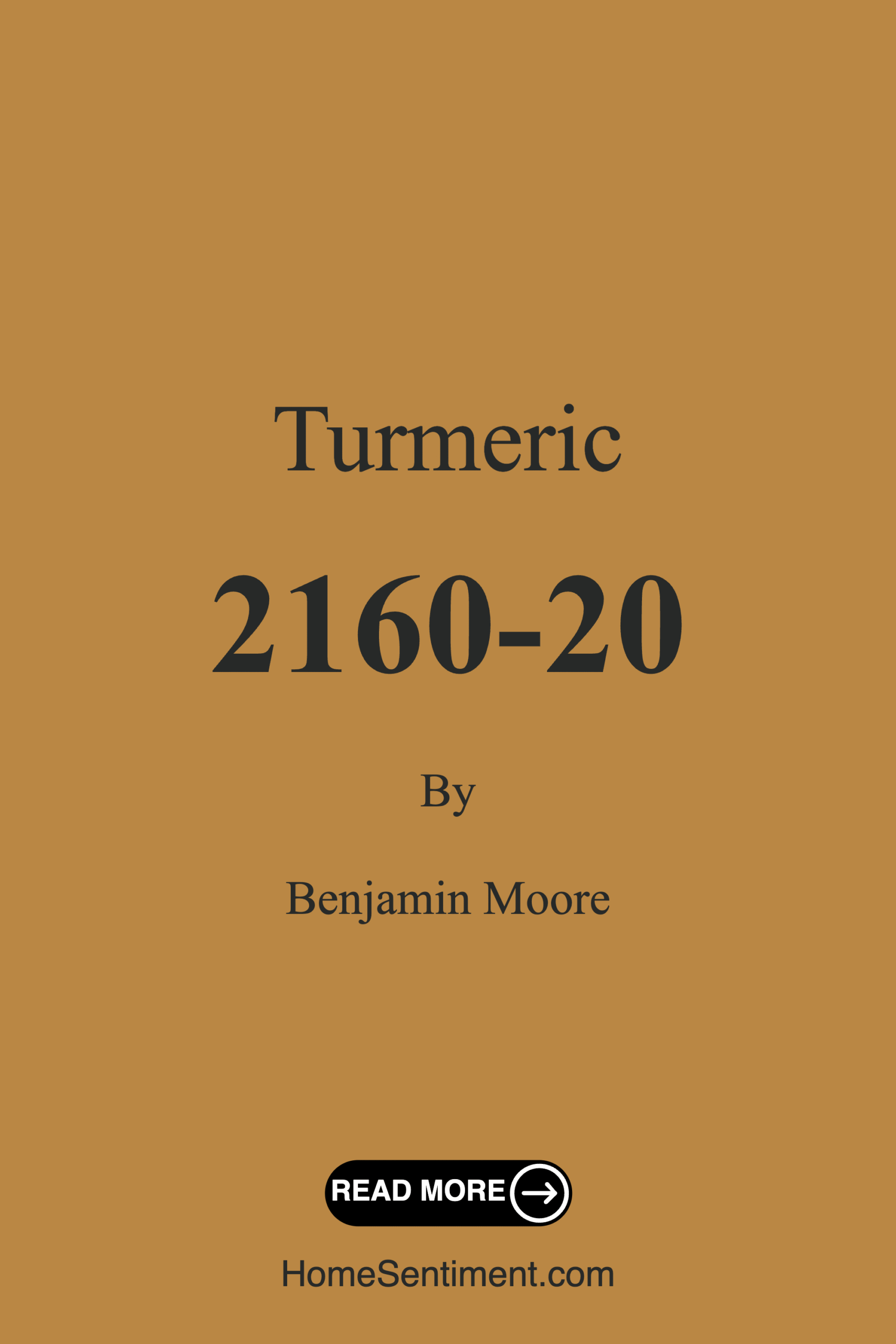 Turmeric 2160-20 by Benjamin Moore