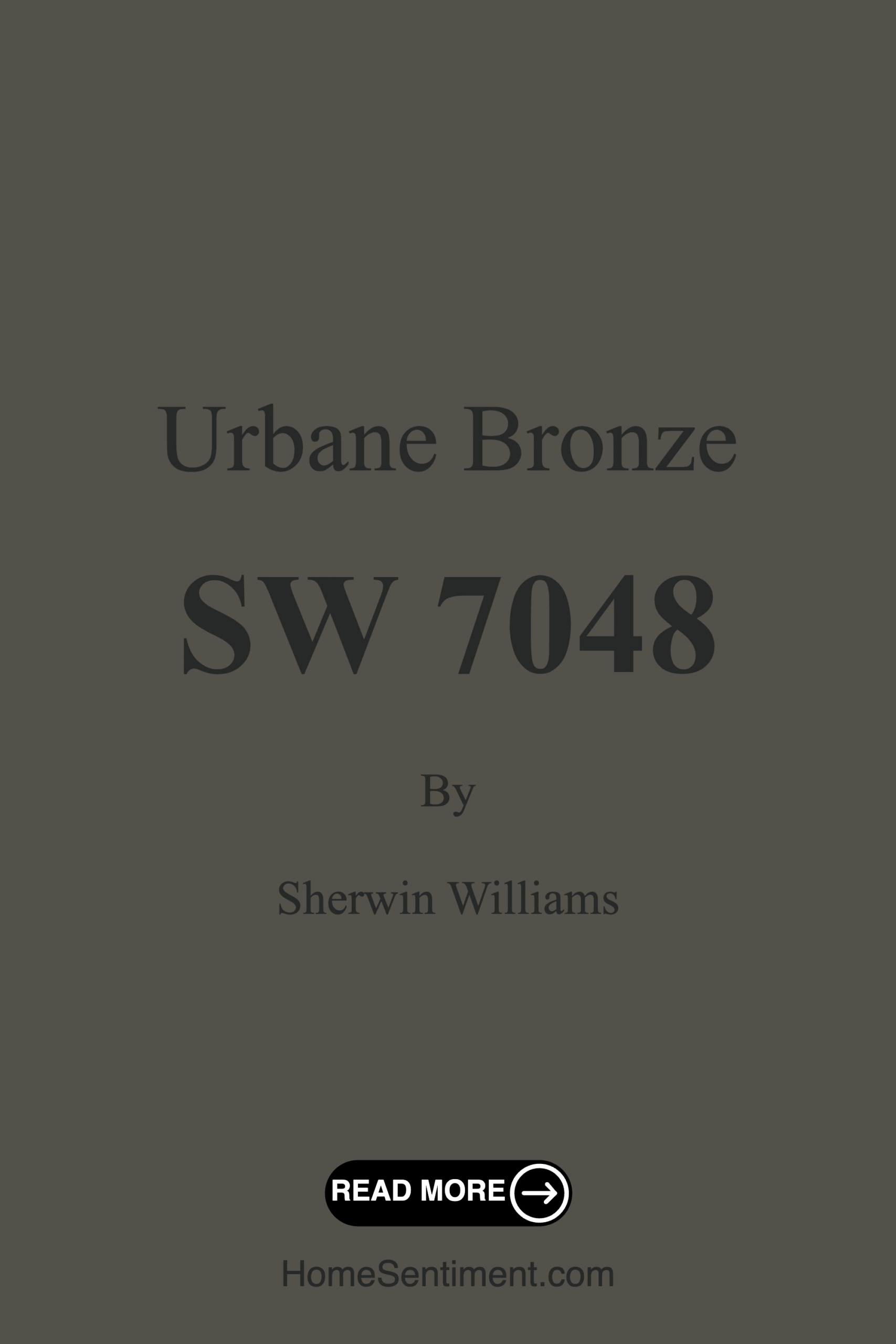 Urbane Bronze SW 7048 by Sherwin Williams