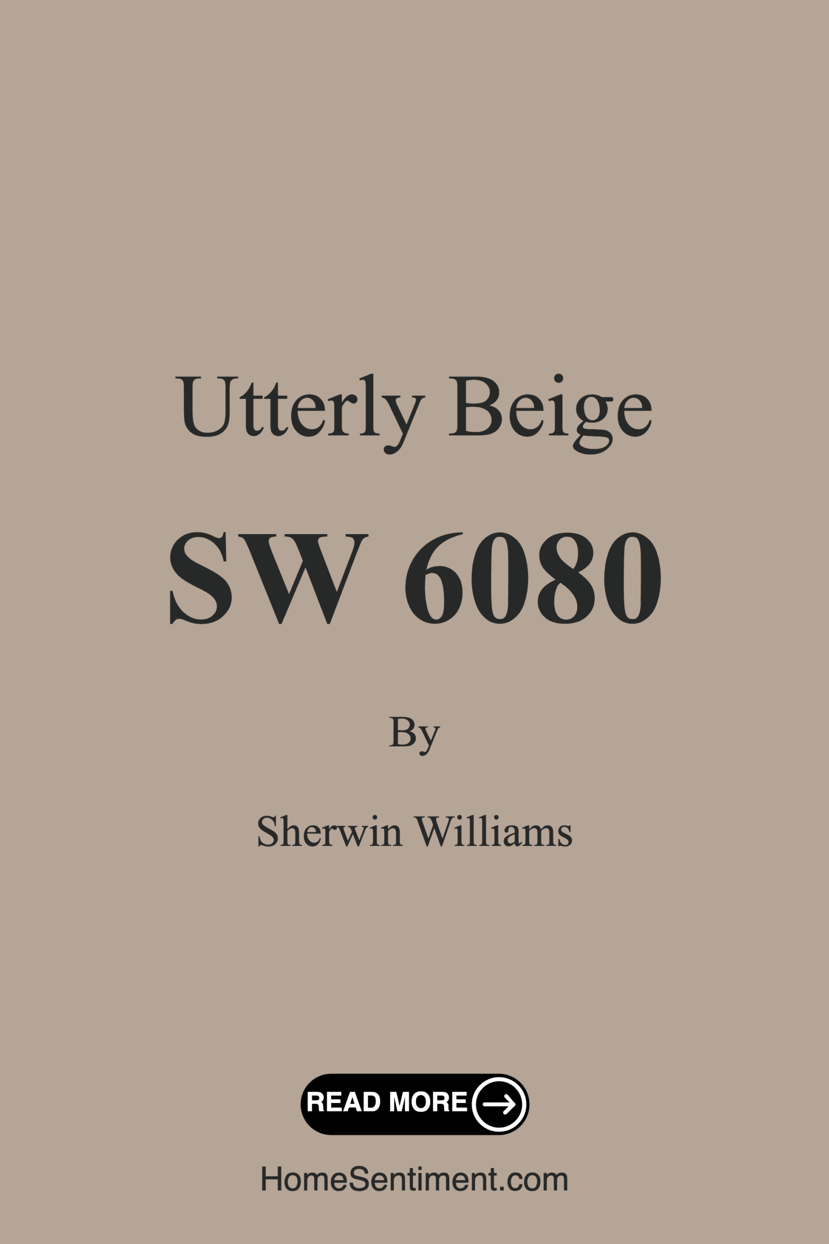 Utterly Beige SW 6080 by Sherwin Williams