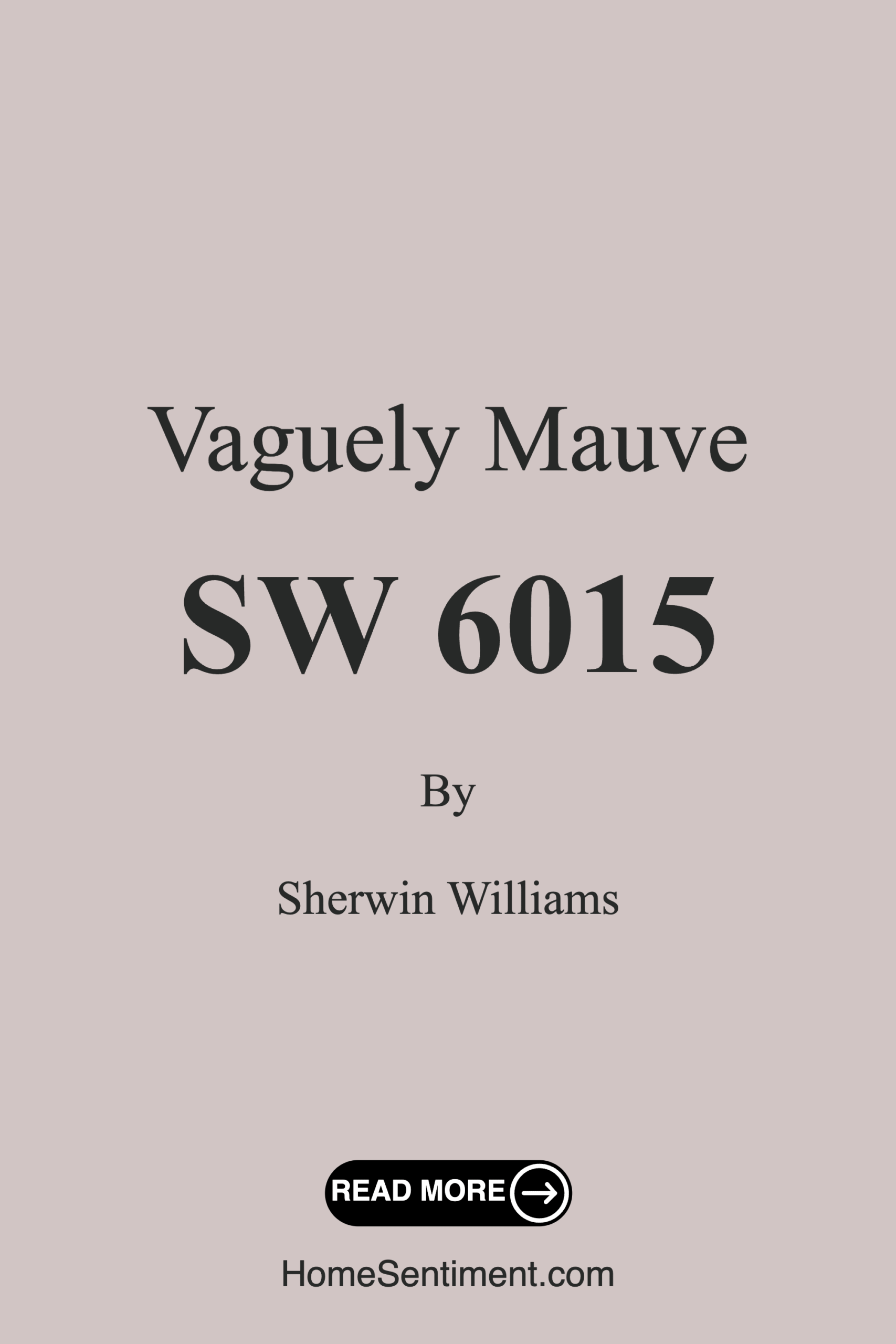 Vaguely Mauve SW 6015 by Sherwin Williams