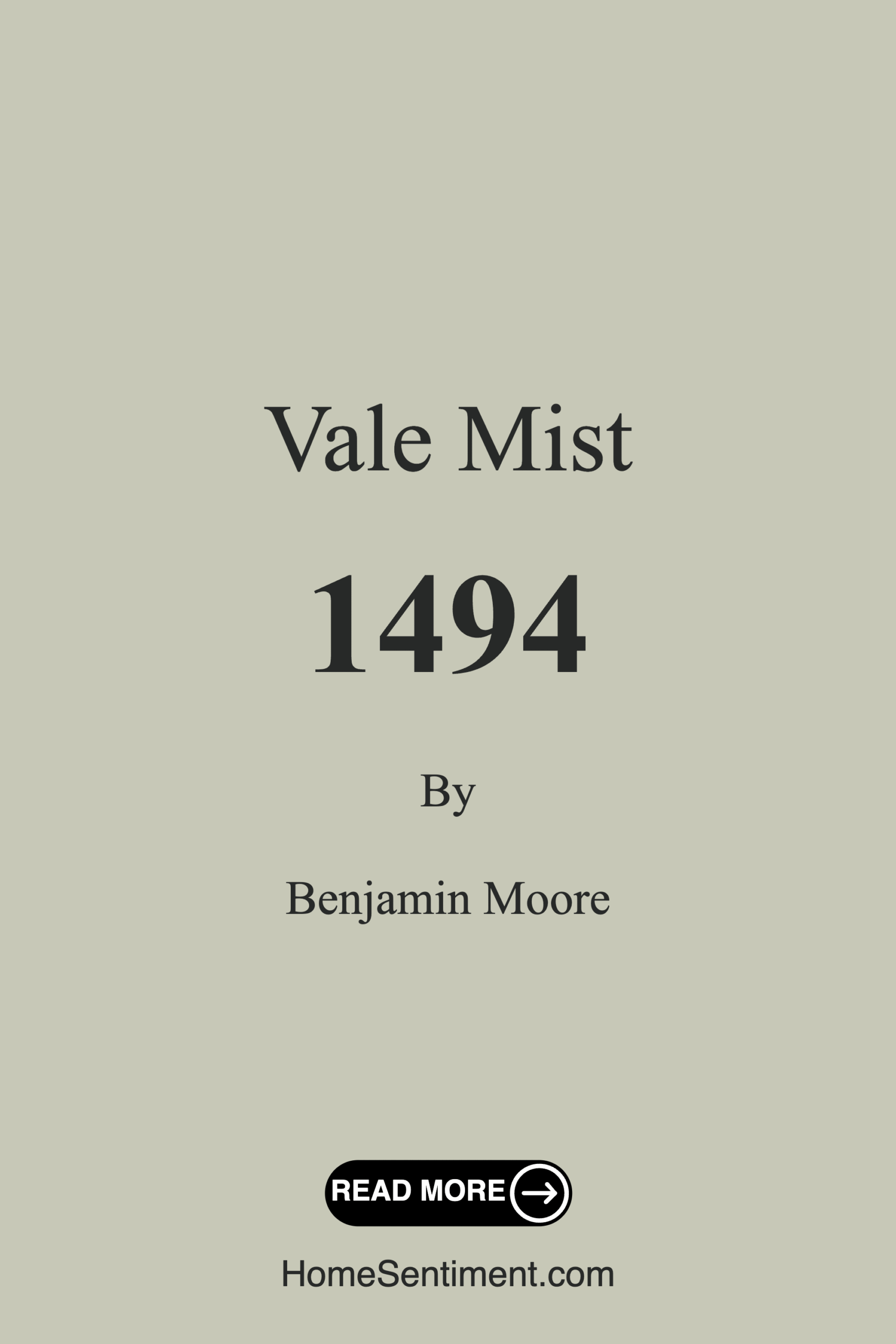Vale Mist 1494 by Benjamin Moore