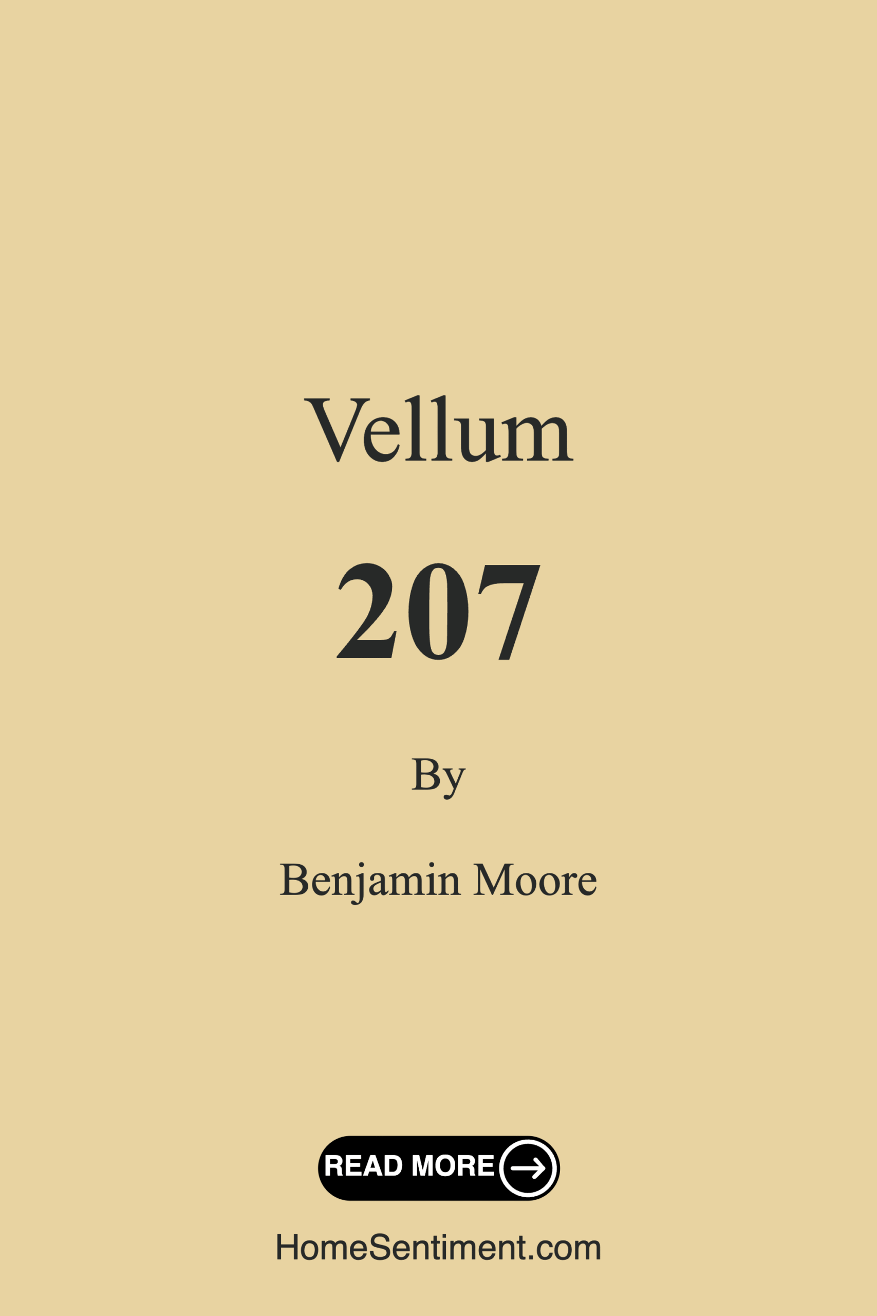 Vellum 207 by Benjamin Moore